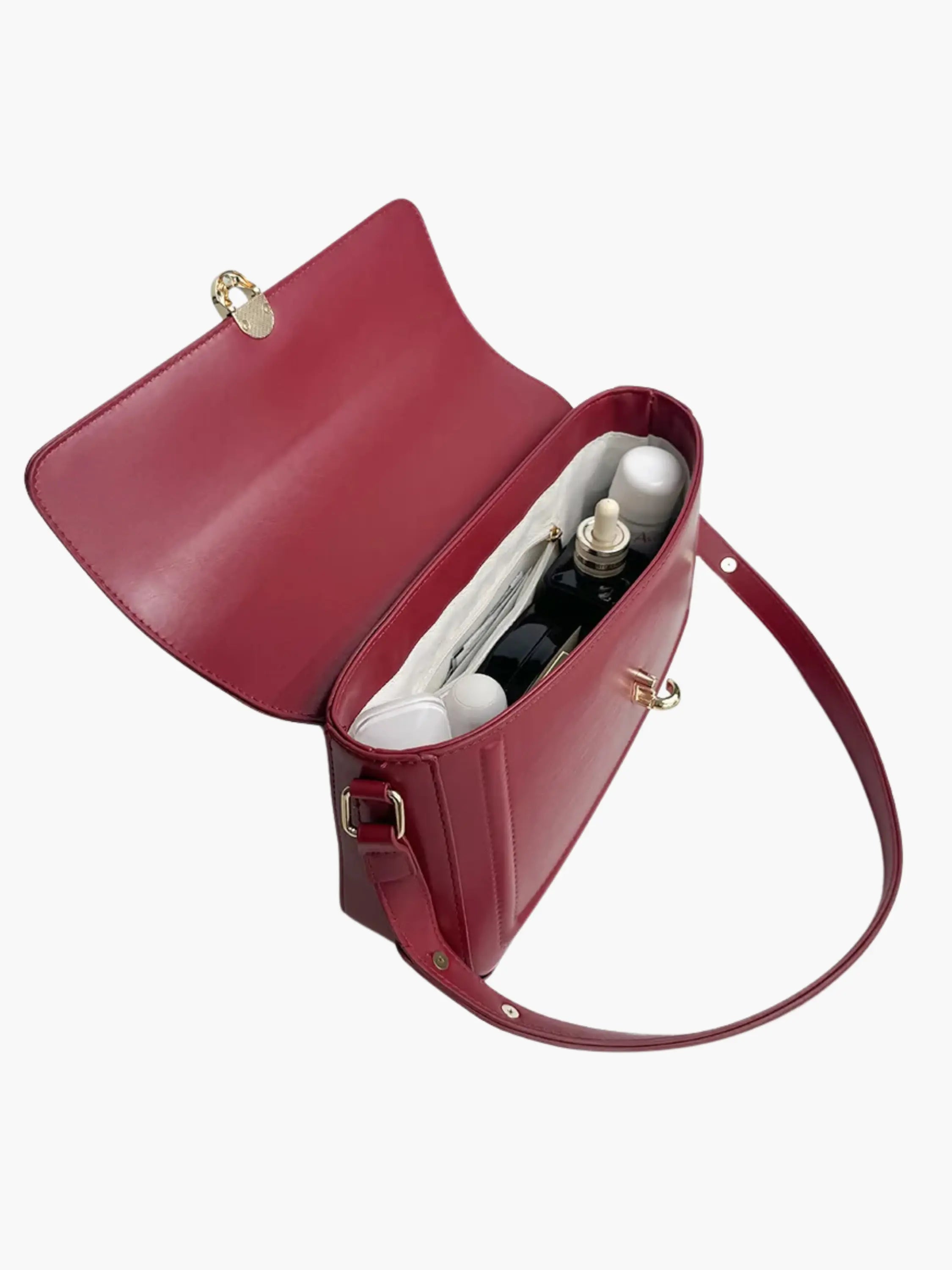Elegant Buckle Shoulder Bag