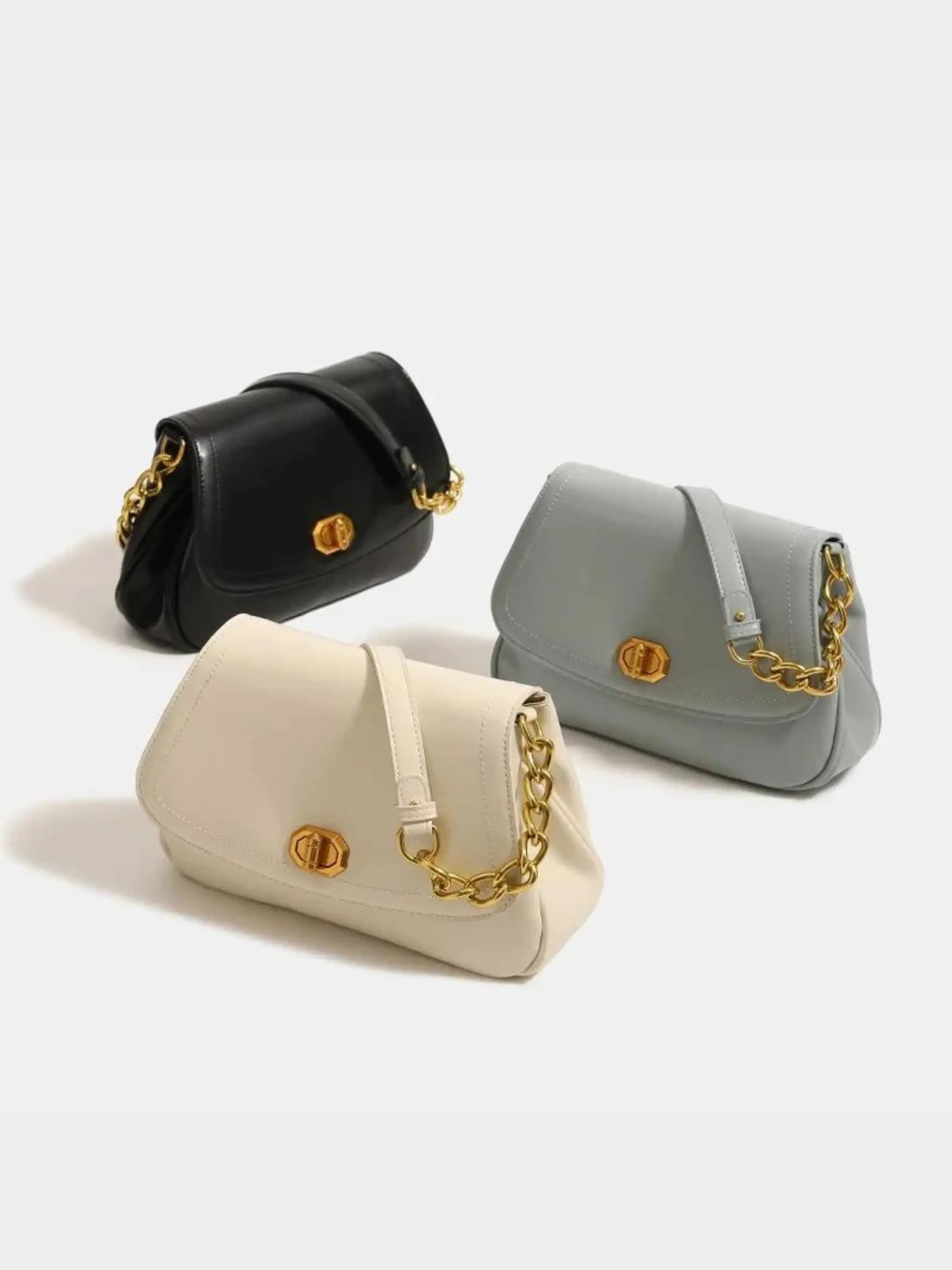Elegant Chain Strap Shoulder Bag