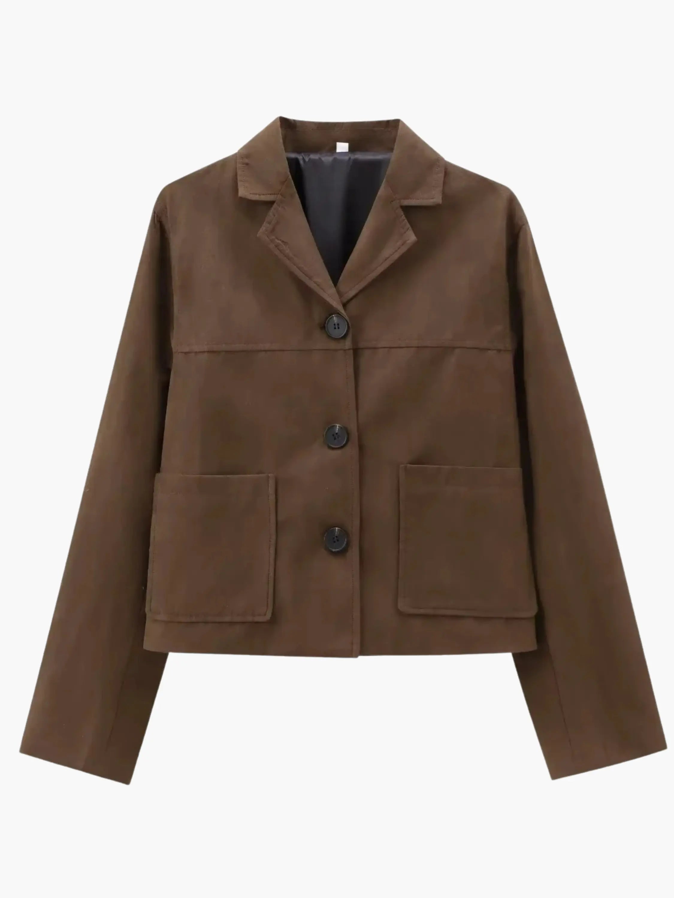 Classic Tailored Jacket with Front Pockets