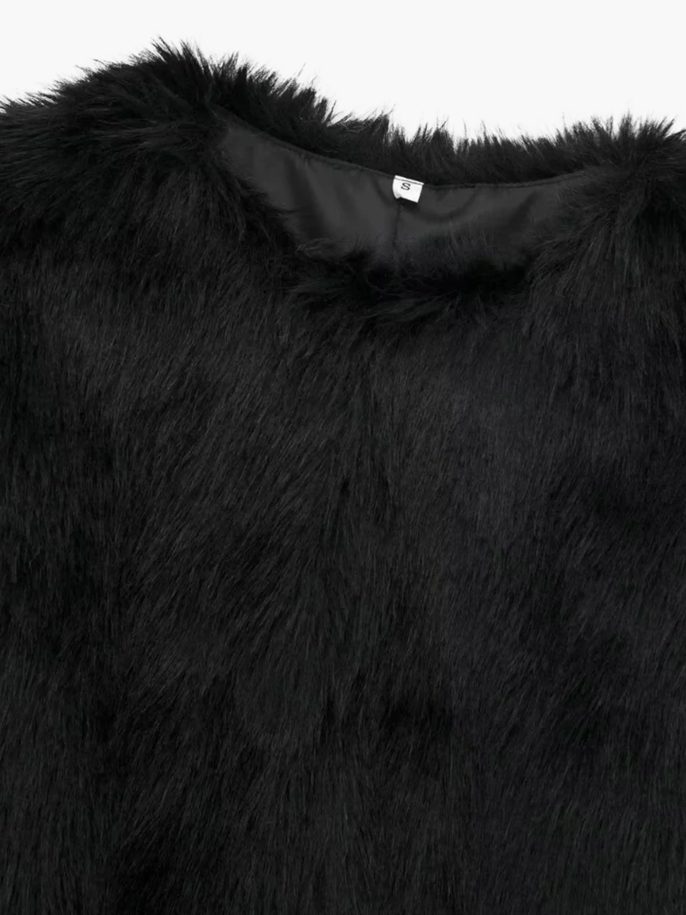 Faux Fur Cropped Jacket