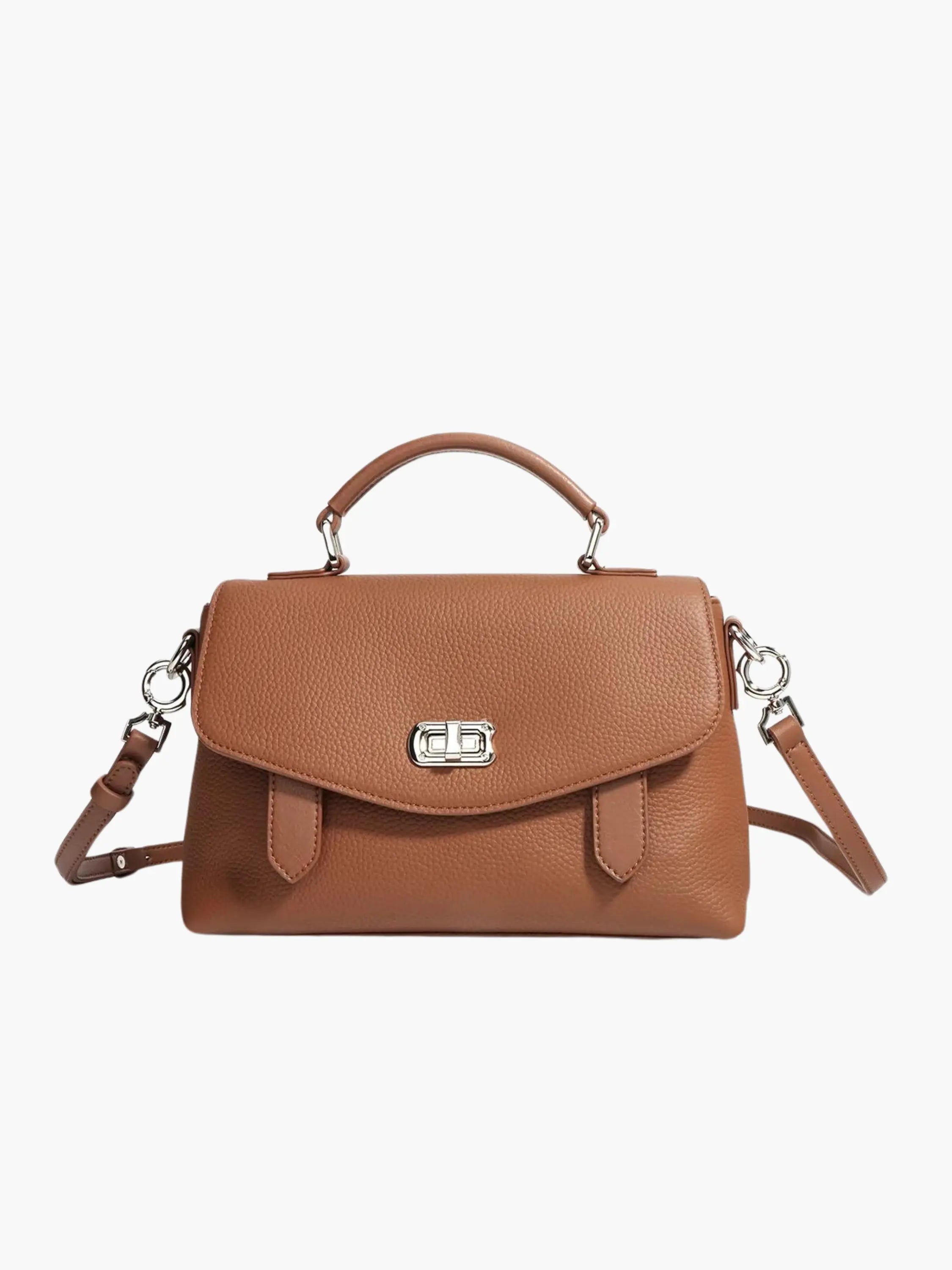 Modern Two-Tone Handbag