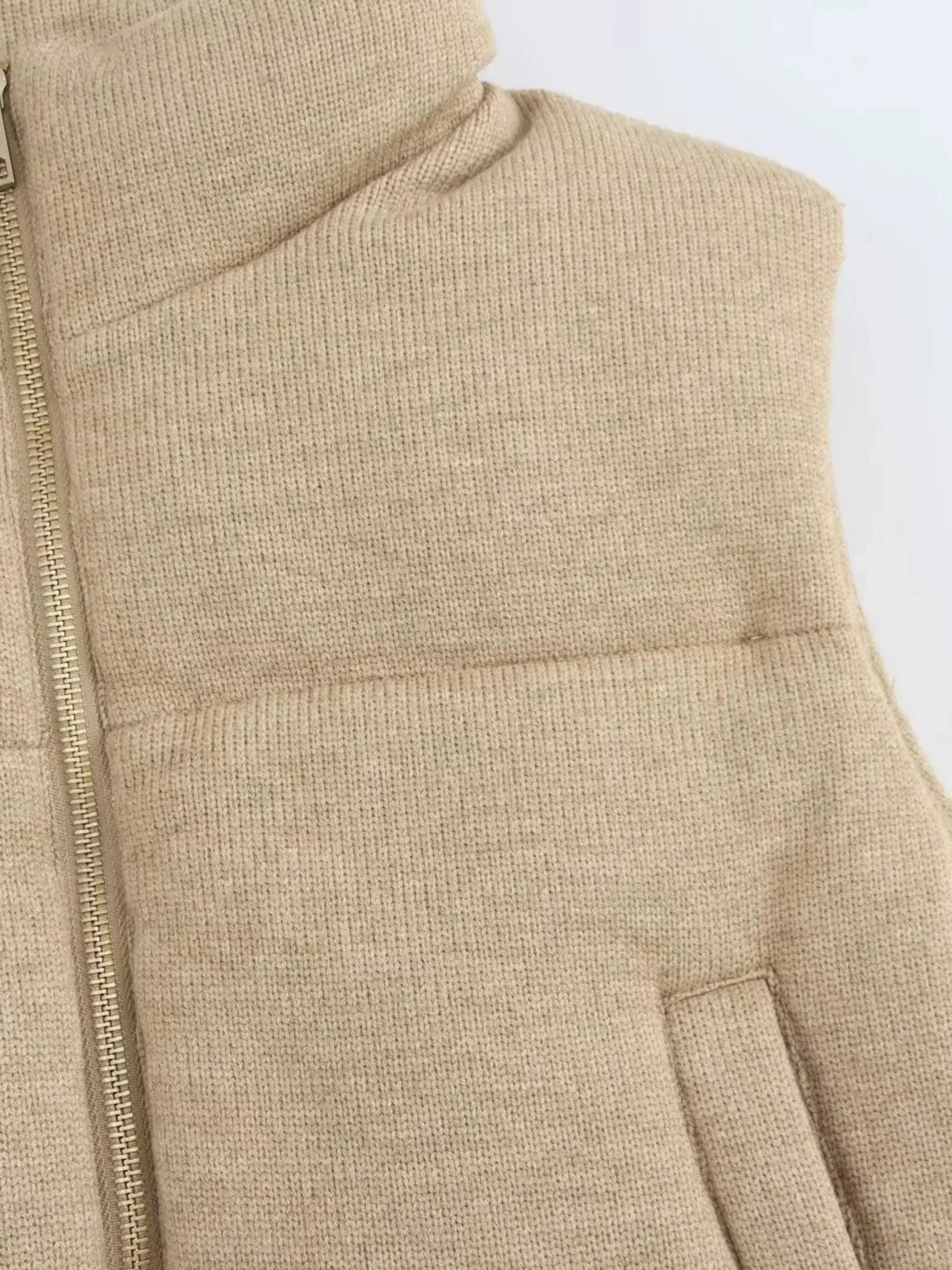 Versatile Sleeveless Knit Vest