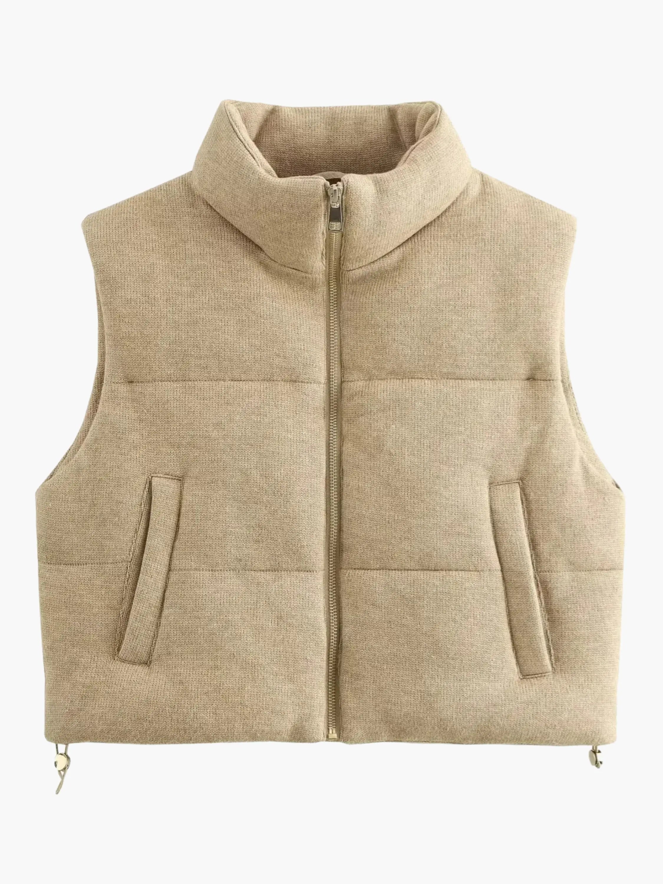 Versatile Sleeveless Knit Vest