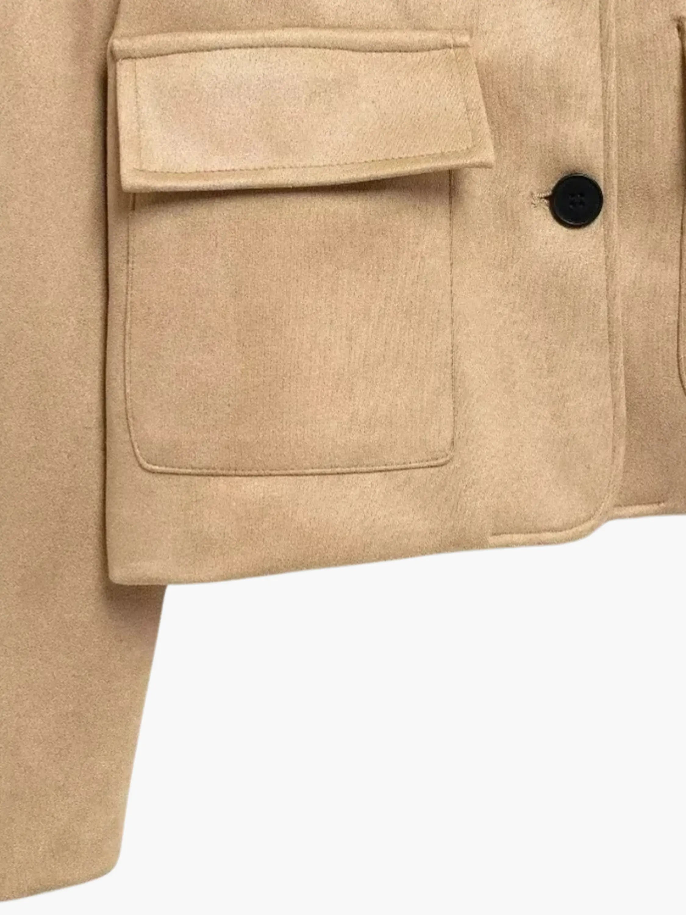 Tailored Wool-Blend Jacket