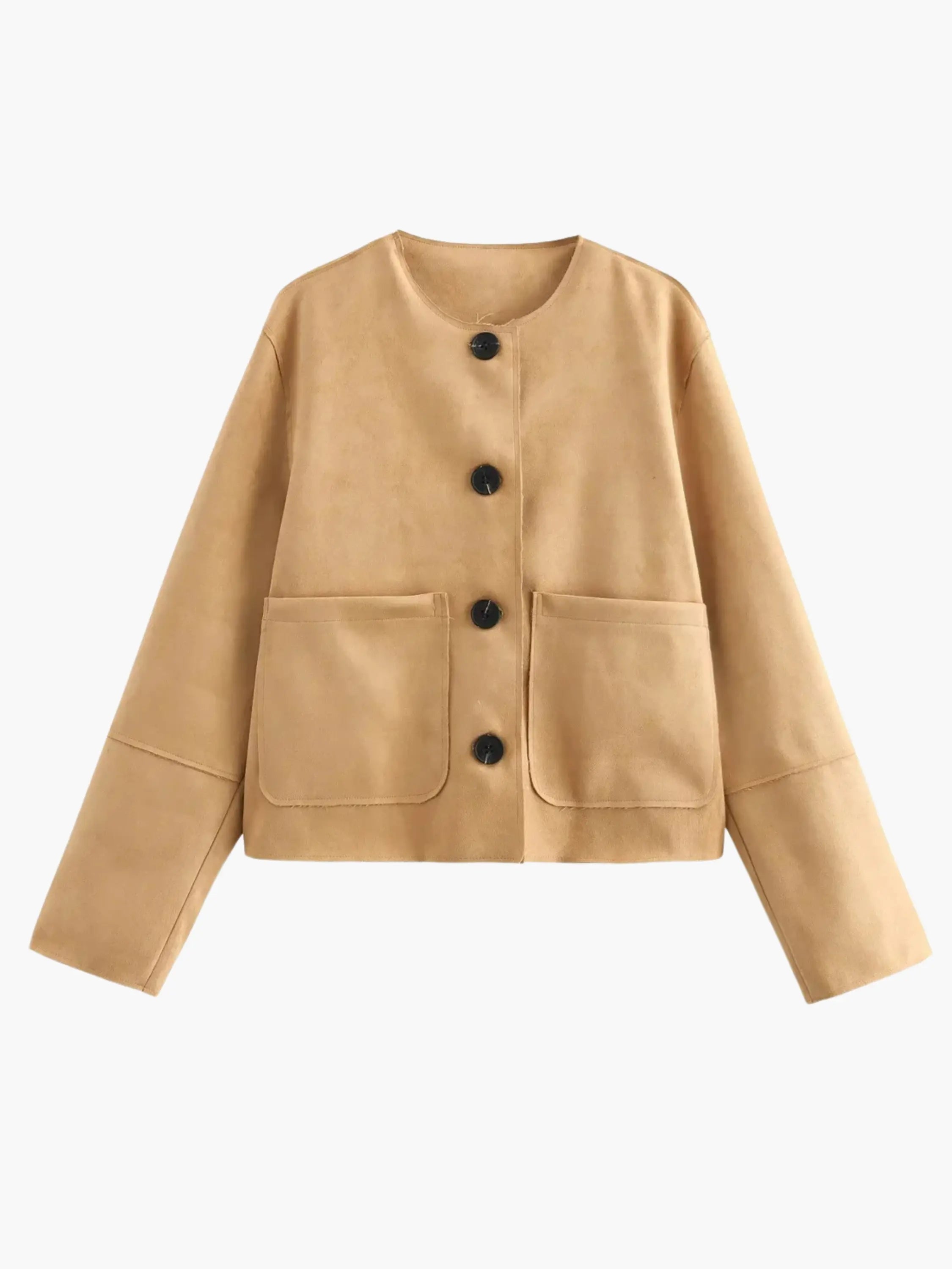Minimalist Suede Jacket