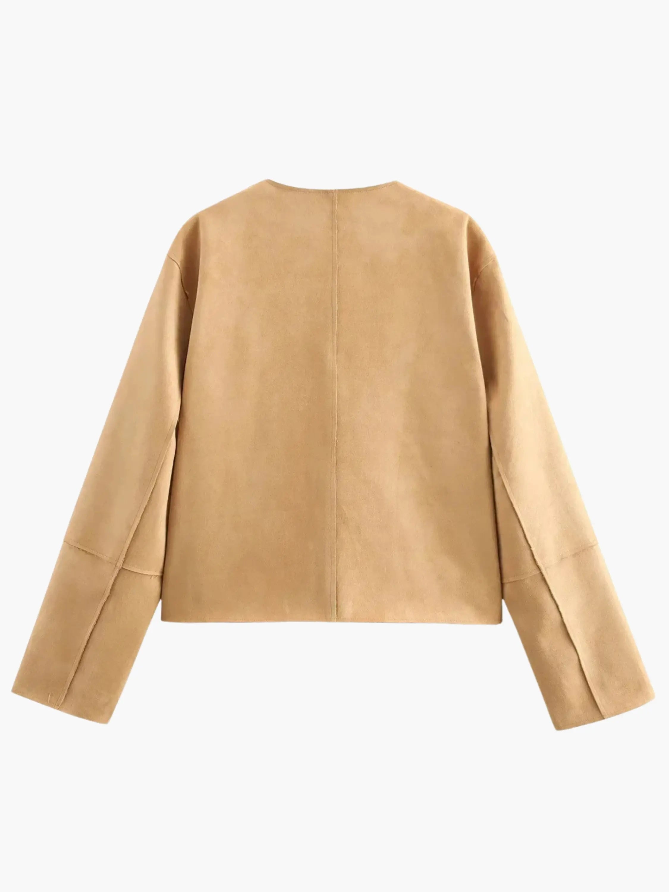 Minimalist Suede Jacket