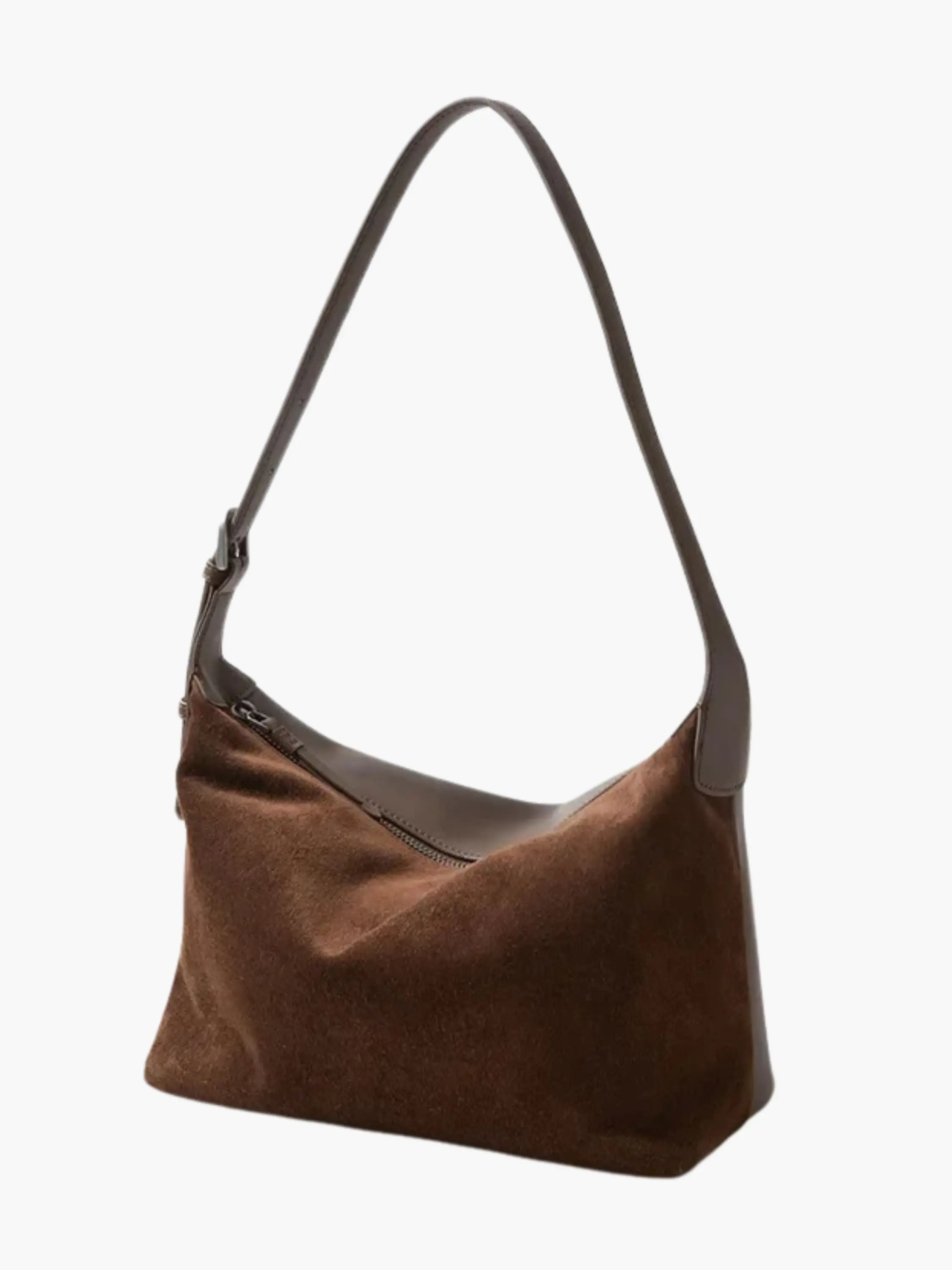 Luxurious Shoulder Bag Suede
