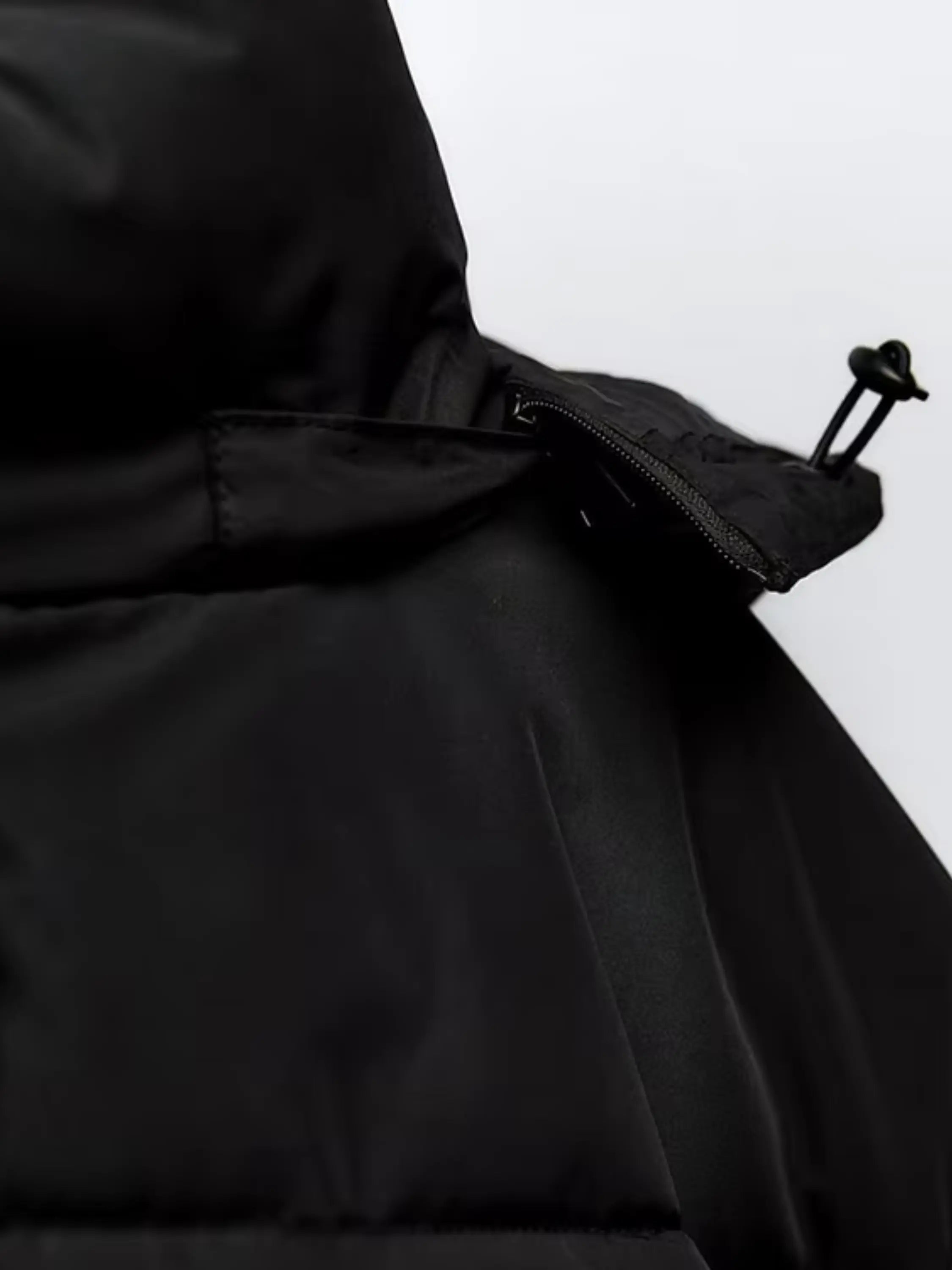 Cropped Hooded Puffer Jacket