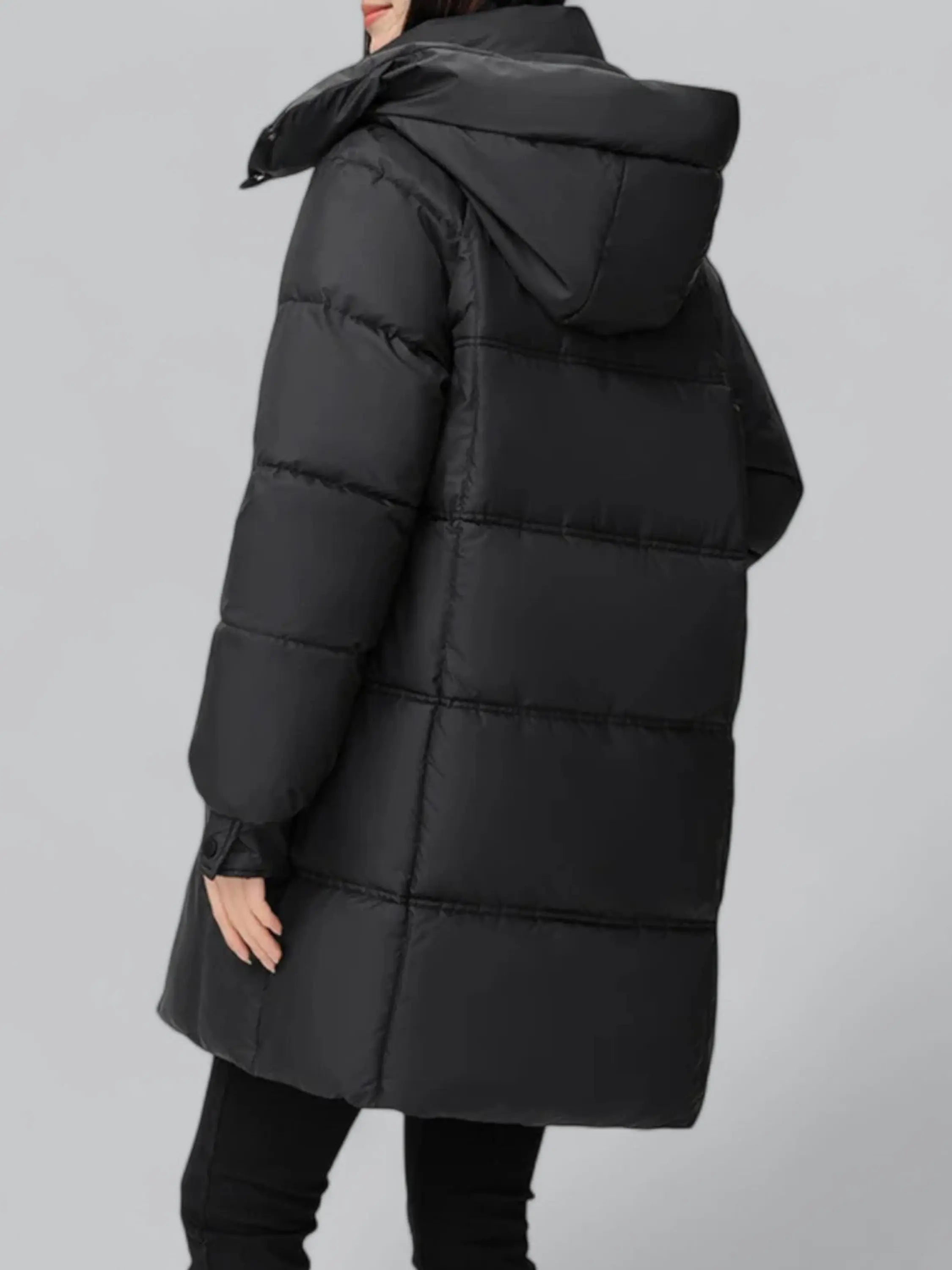 Longline Hooded Puffer Coat