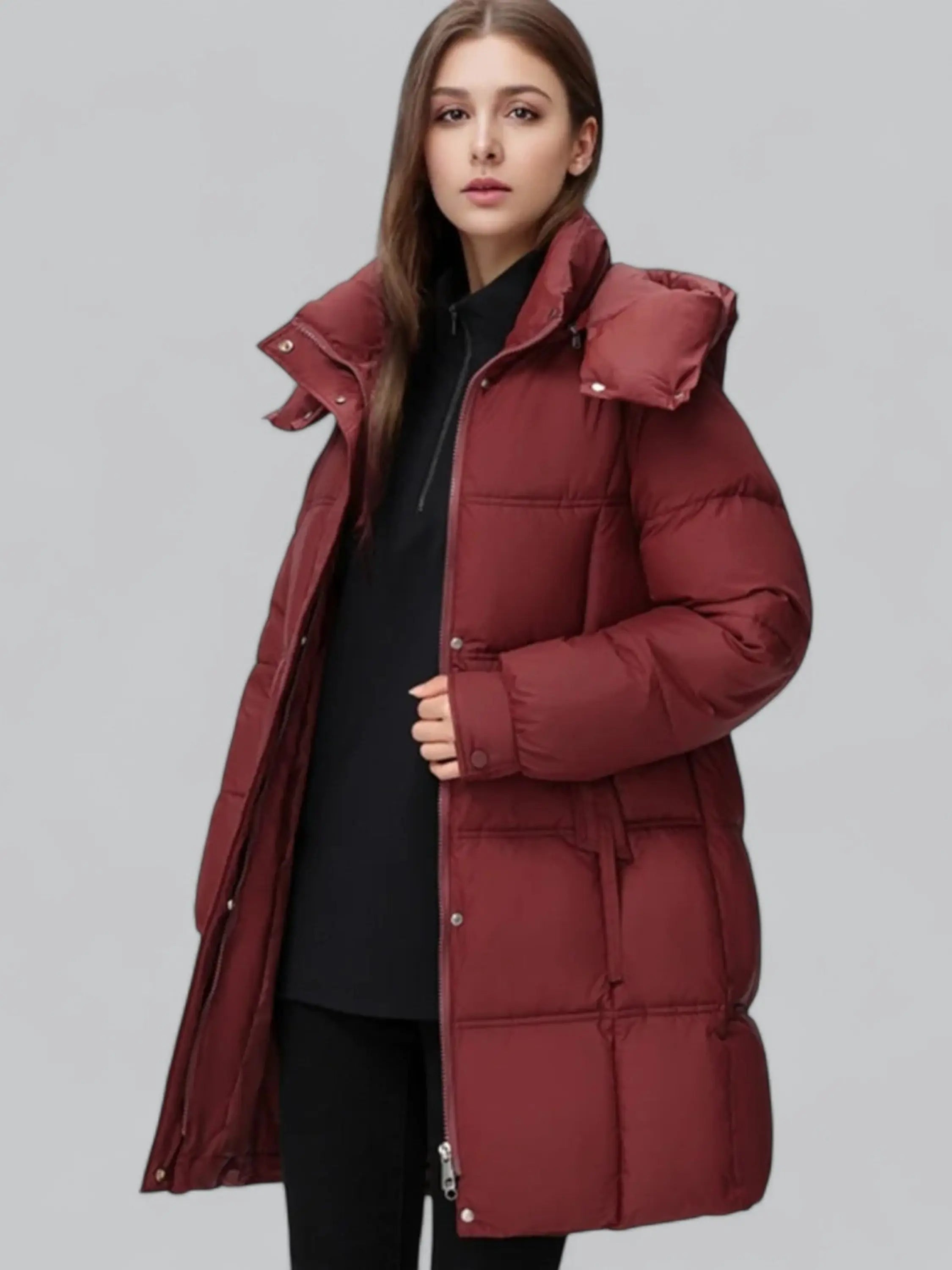 Longline Hooded Puffer Coat