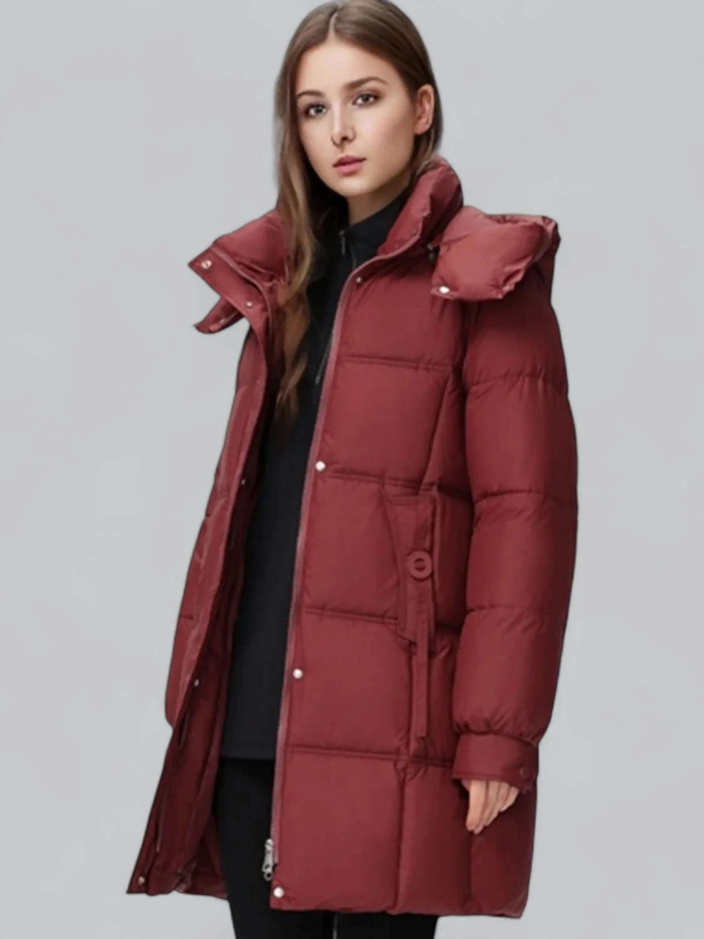 Longline Hooded Puffer Coat