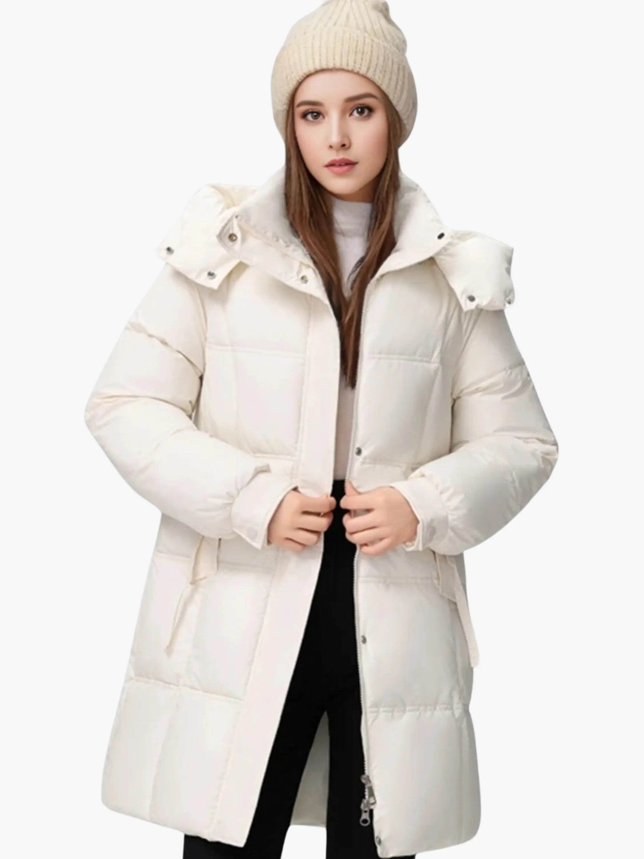 Longline Hooded Puffer Coat