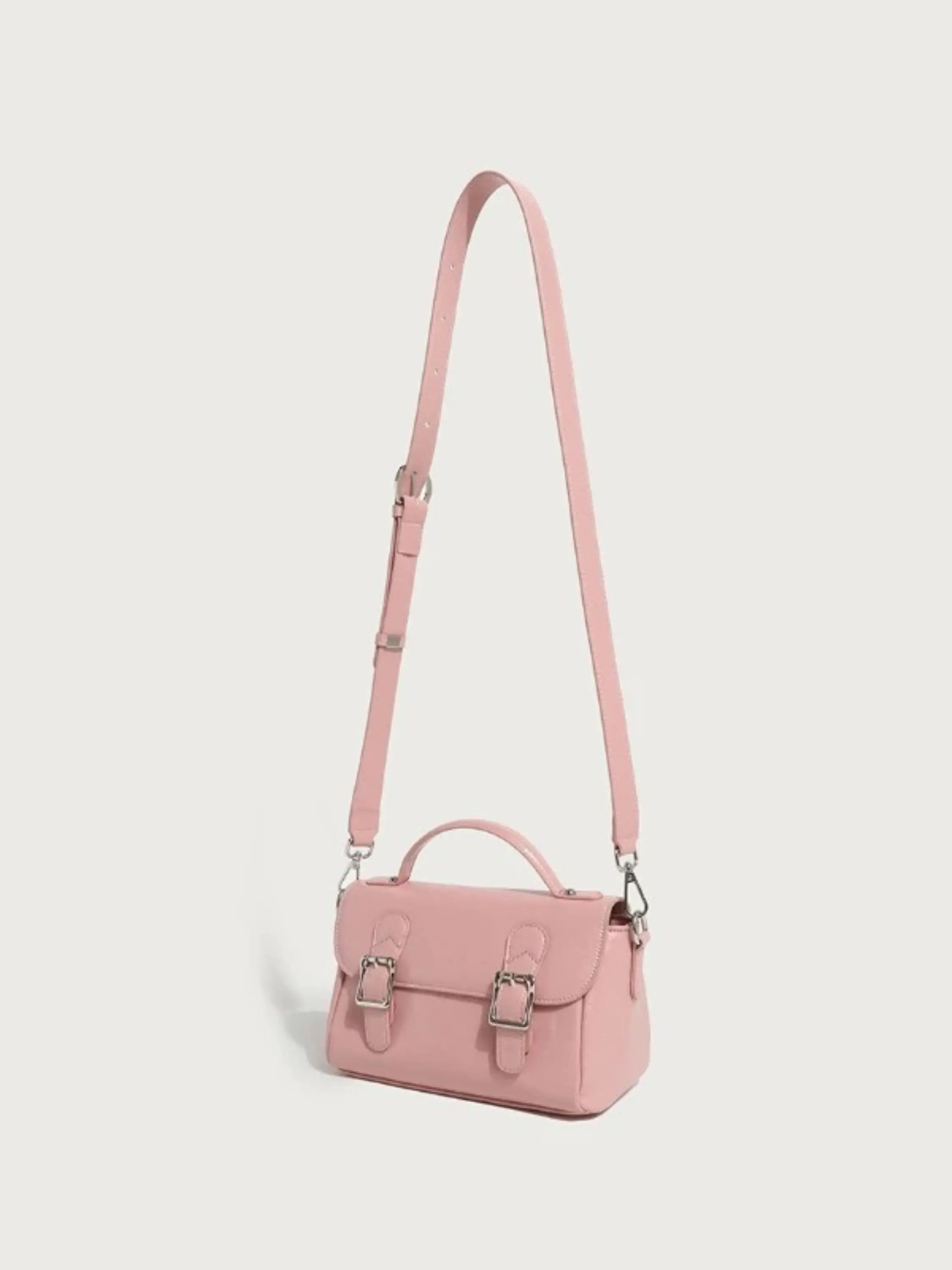 Chic Buckle-Detail Crossbody Bag