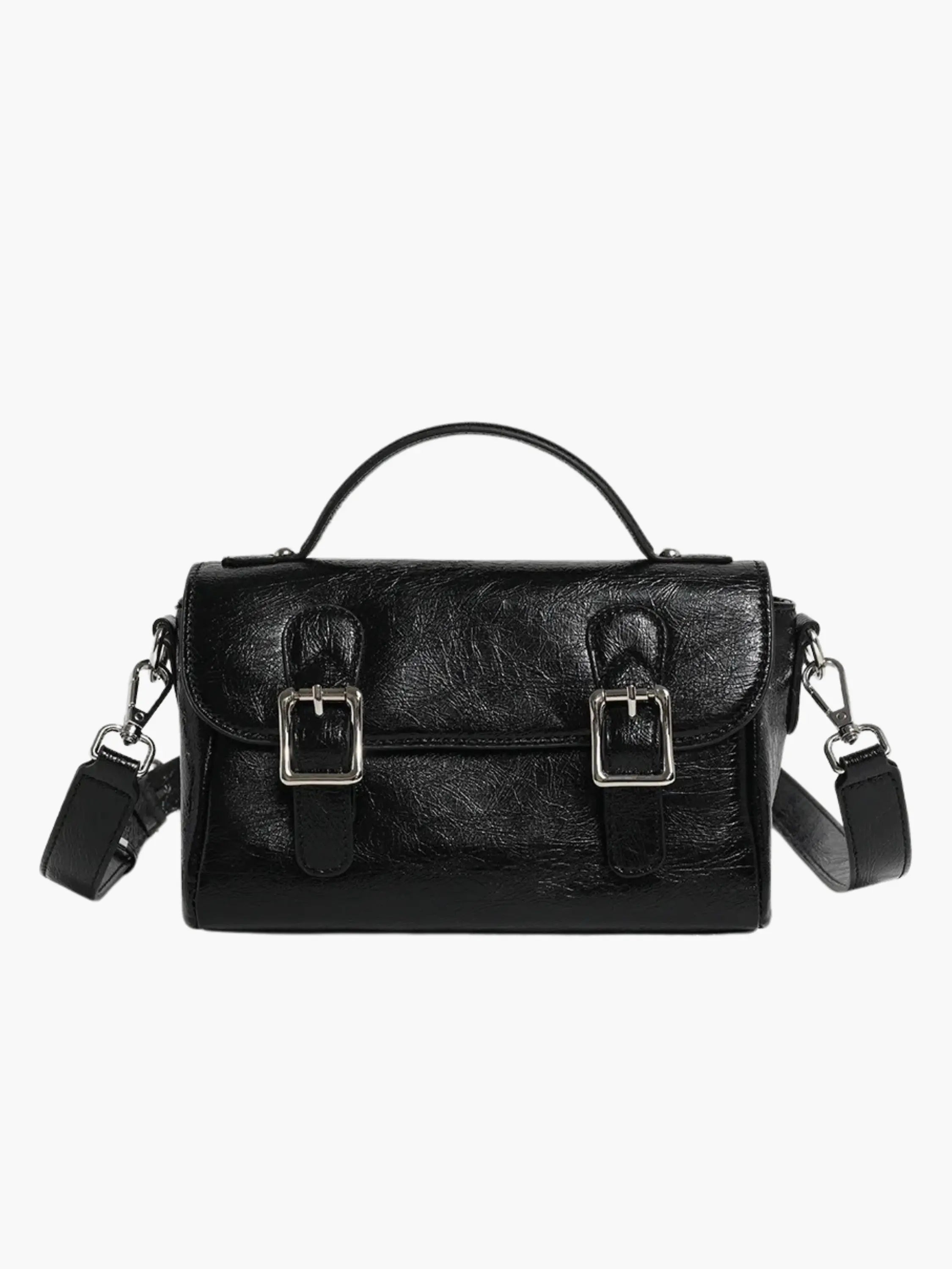 Chic Buckle-Detail Crossbody Bag