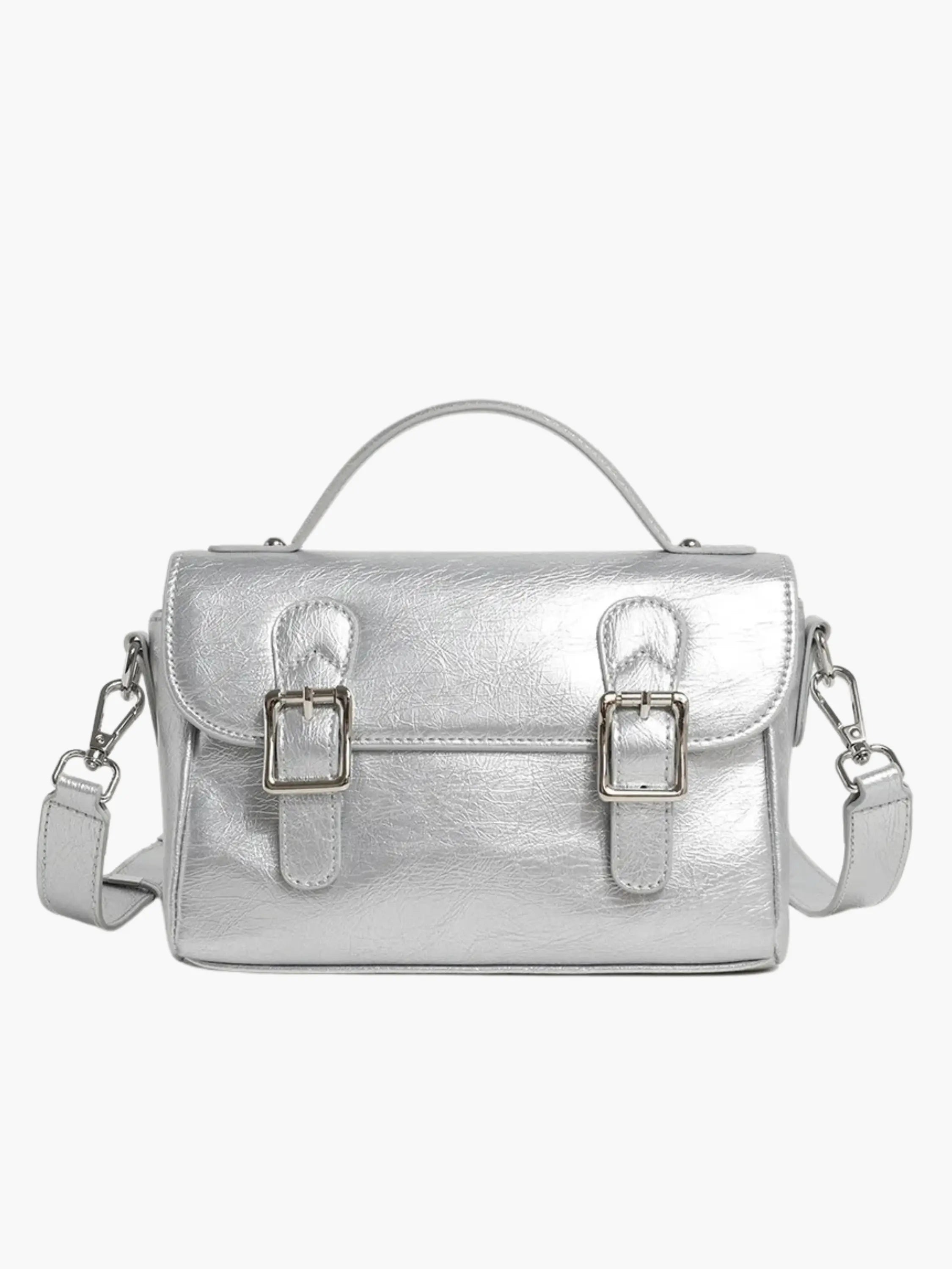 Chic Buckle-Detail Crossbody Bag