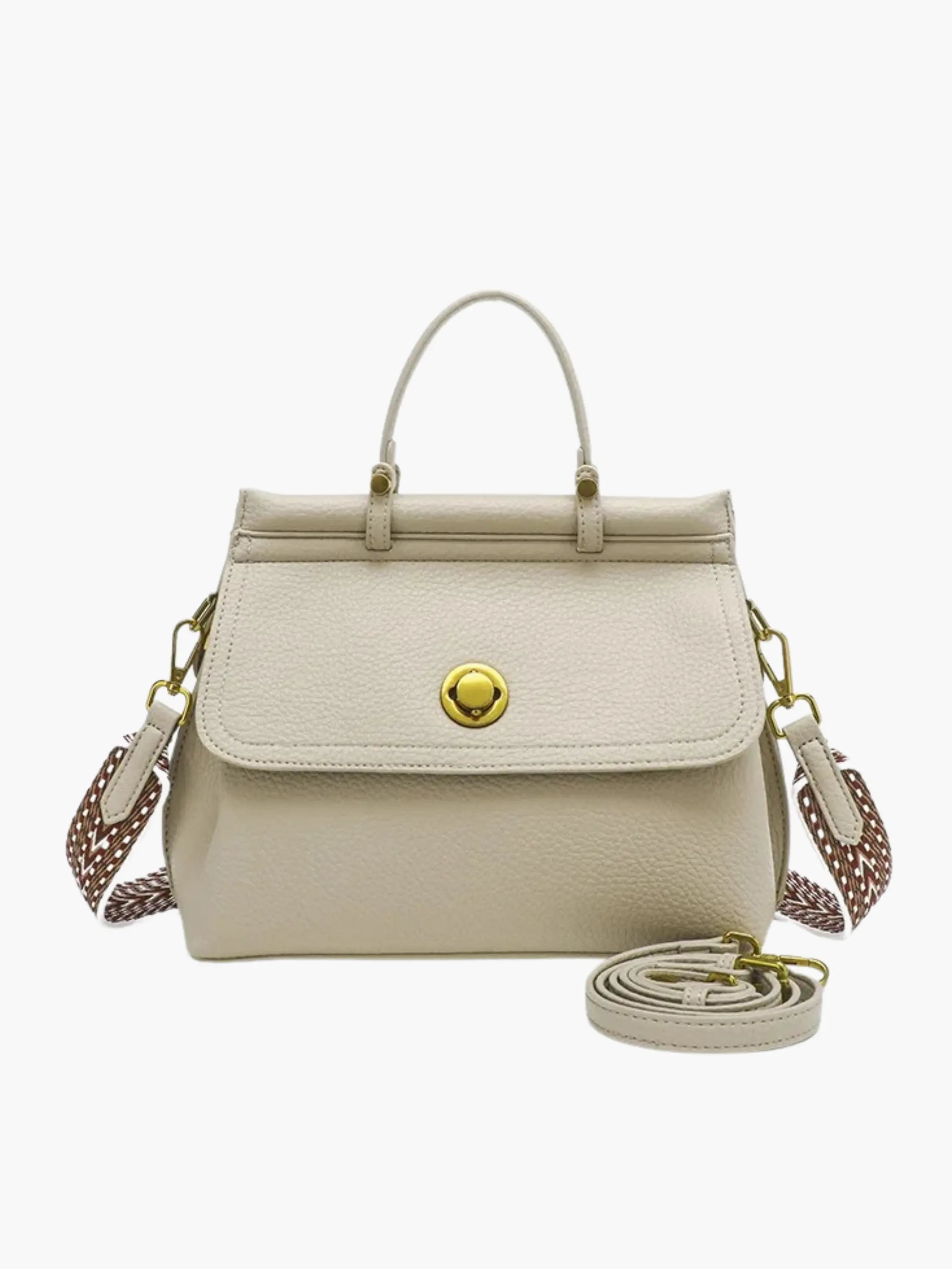 Elegant Beige Crossbody Bag