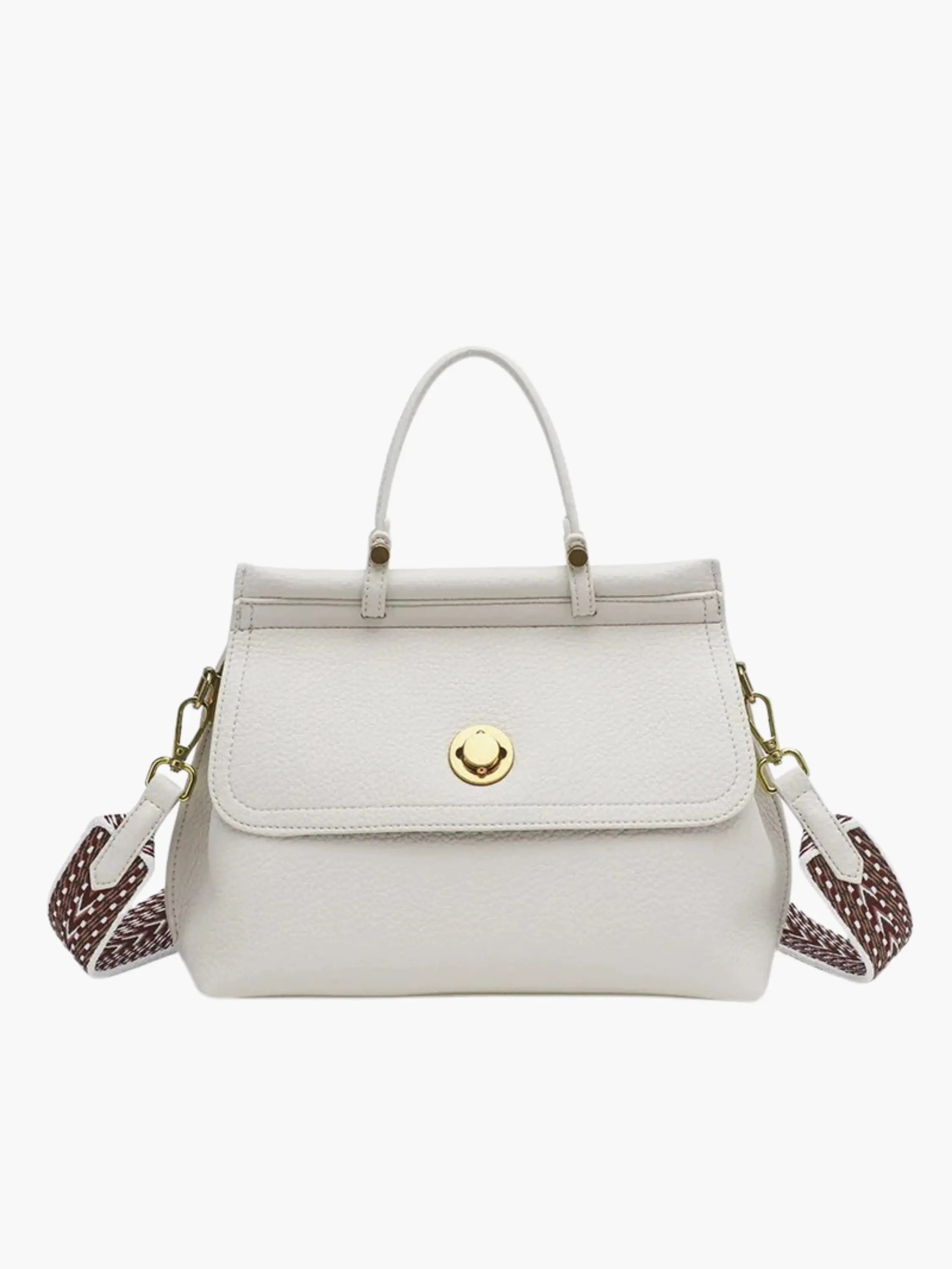 Elegant Beige Crossbody Bag