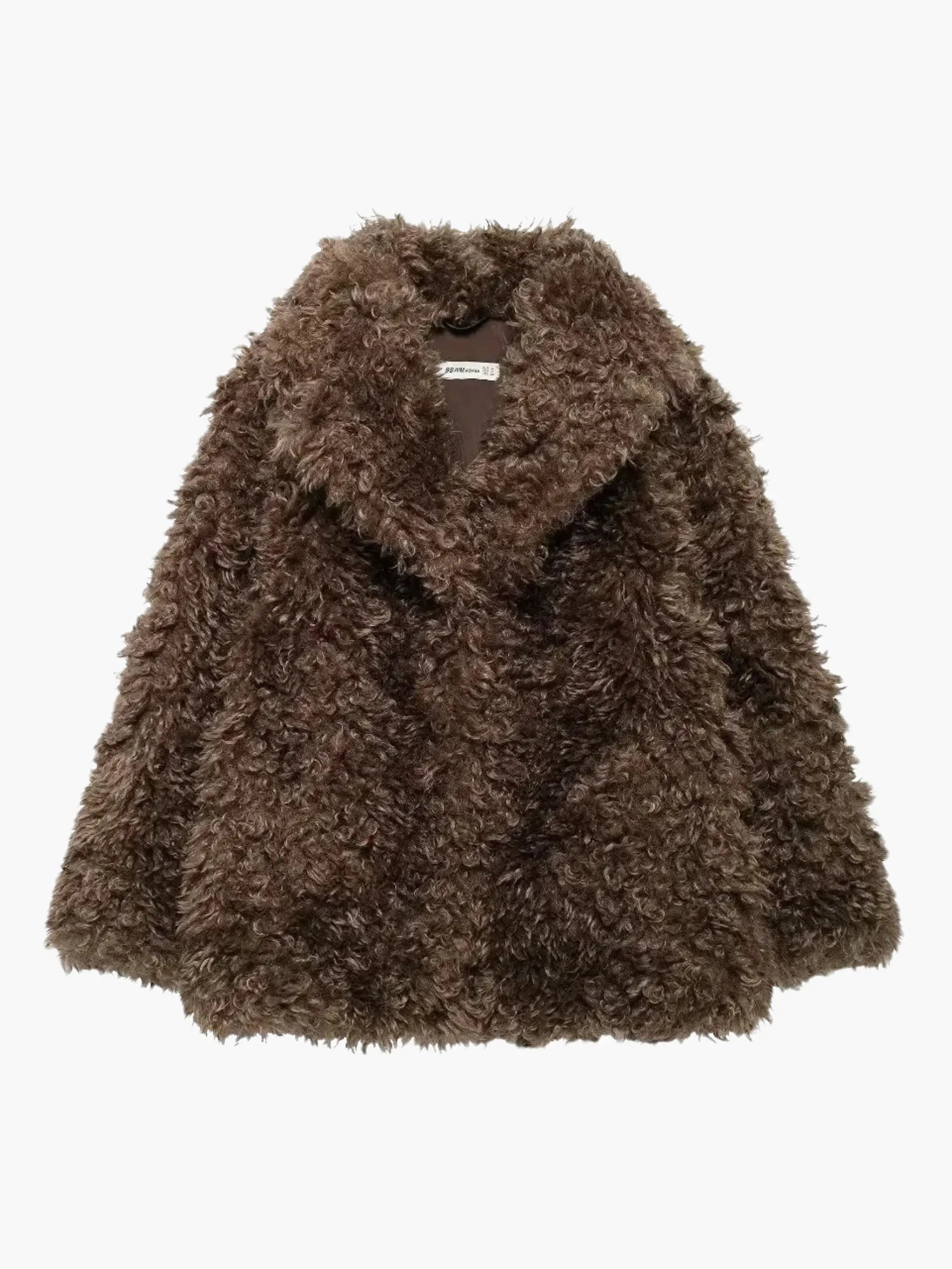 Luxe Faux Shearling Coat - Warmth with Elegance