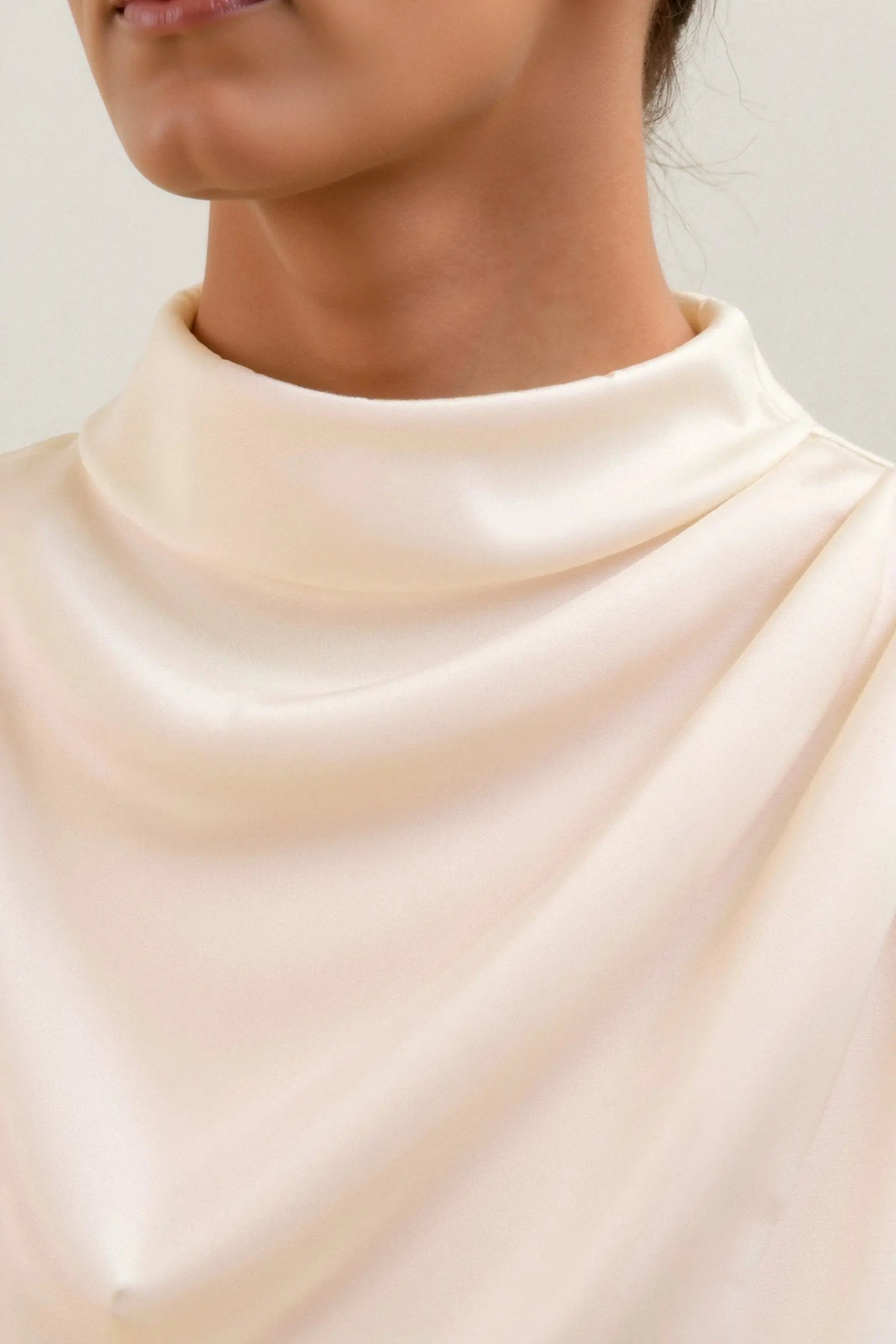 Satin Relaxed-Fit T-Shirt