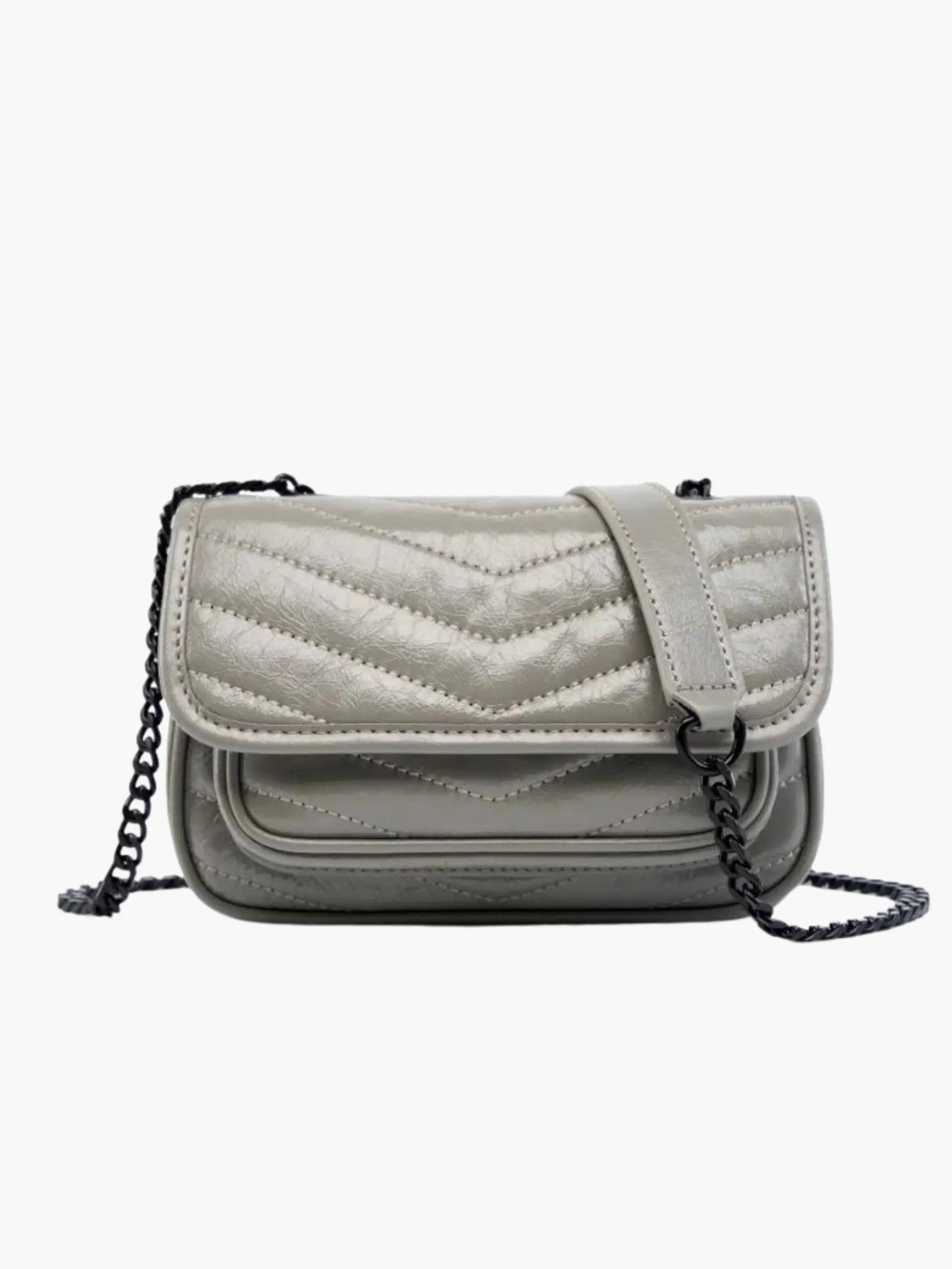Elegant Crossbody Bag with Chain Strap