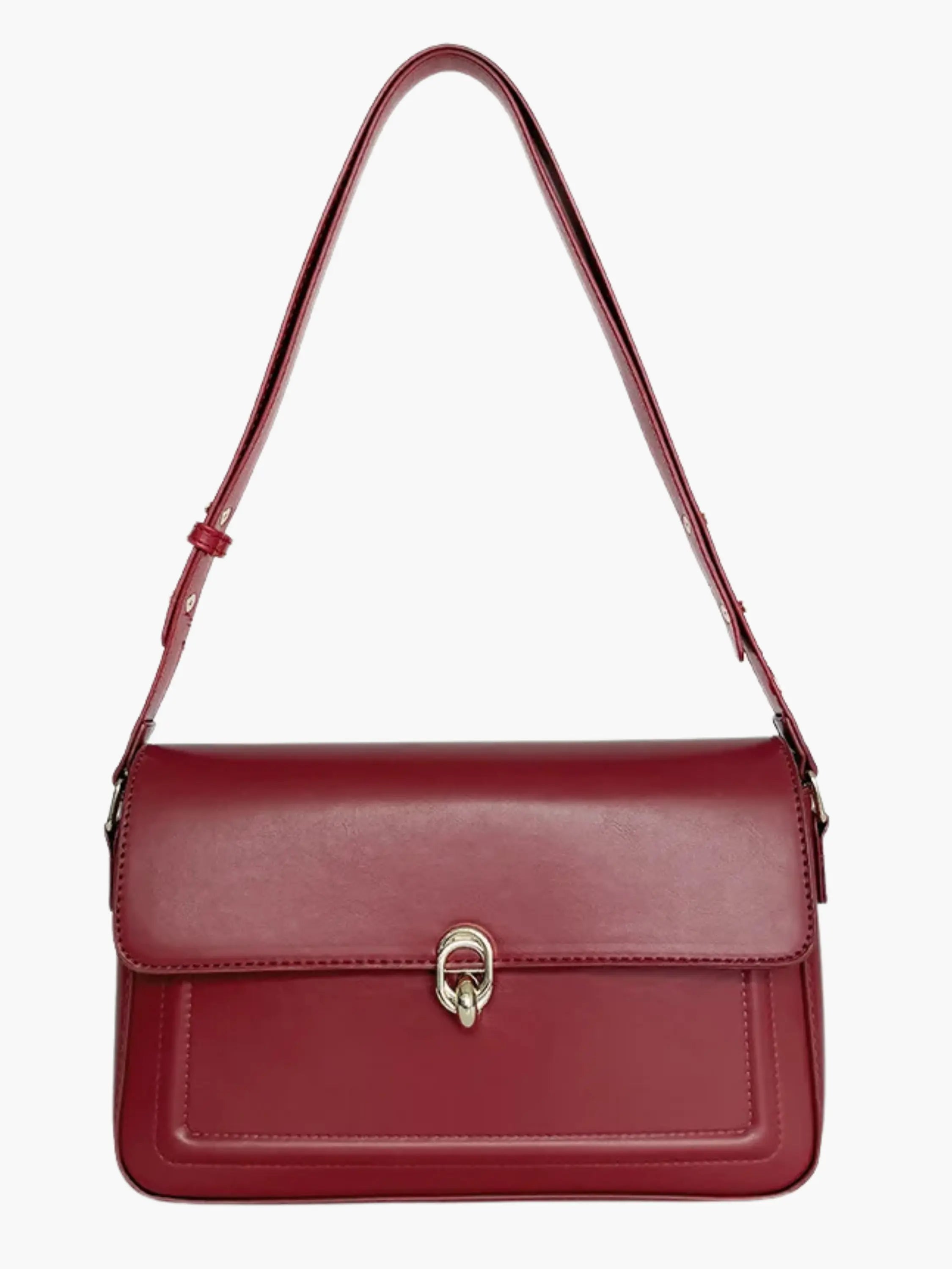 Elegant Buckle Shoulder Bag