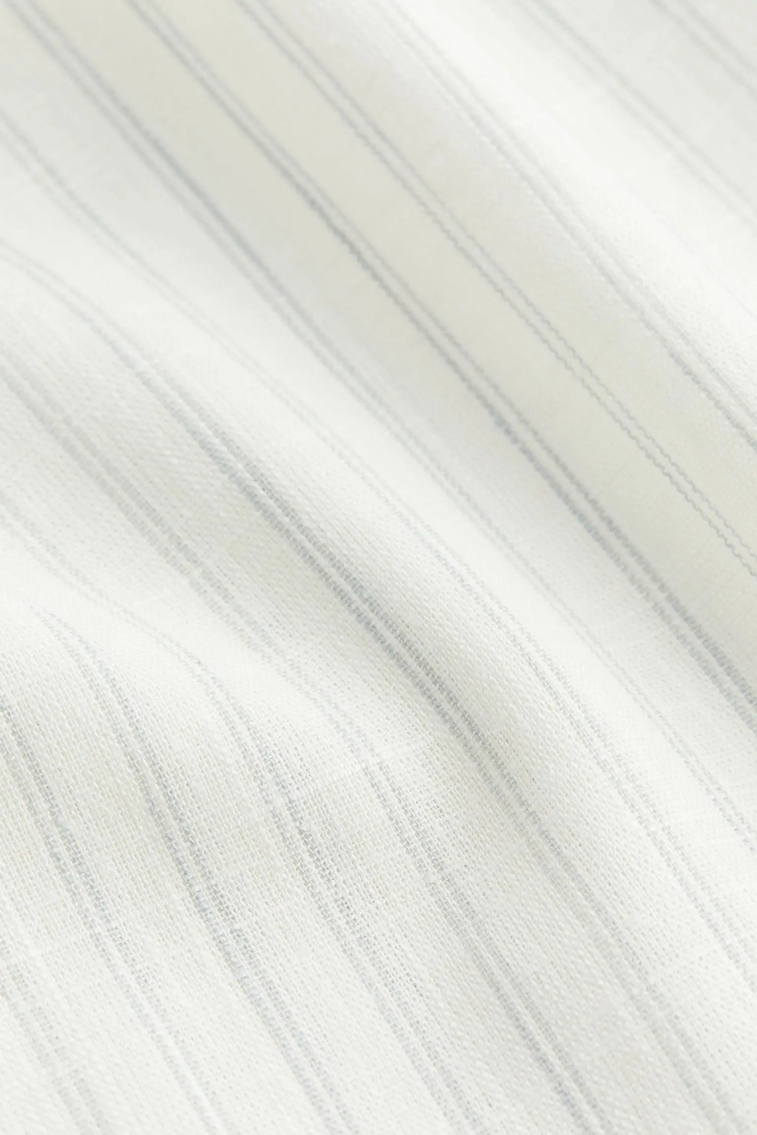 Relaxed Fit White Linen Drawstring Pants