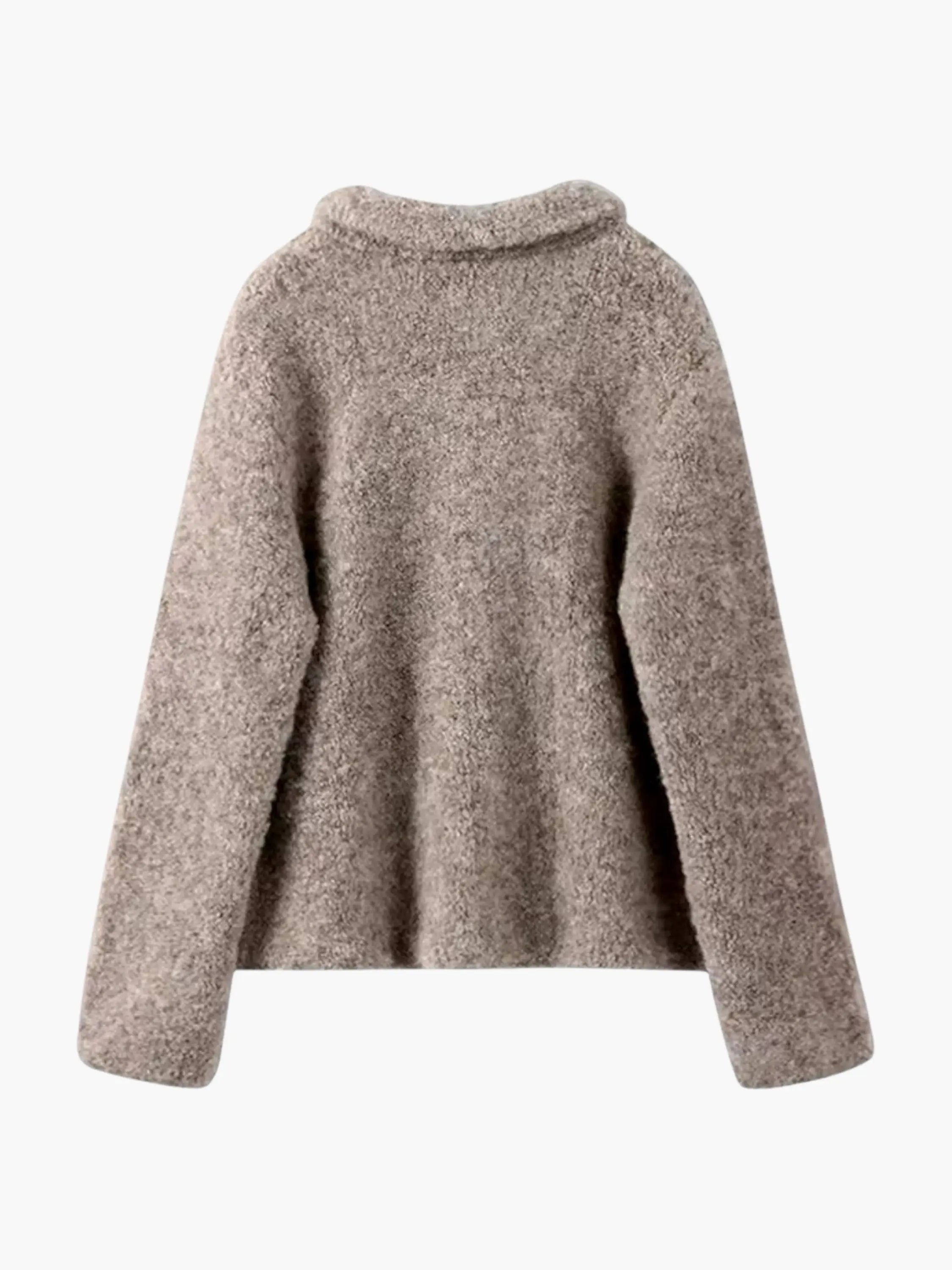 Elegant Buttoned Bouclé Jacket
