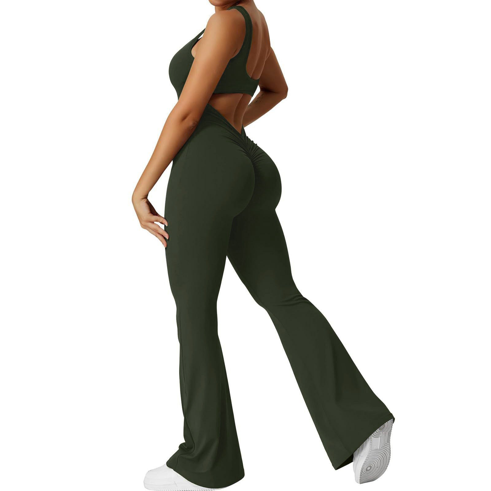 Sienna | Backless Flare Jumpsuit