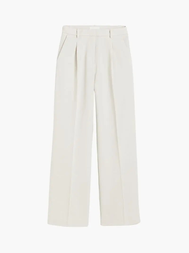 Classic Tailored Wide-Leg Trousers