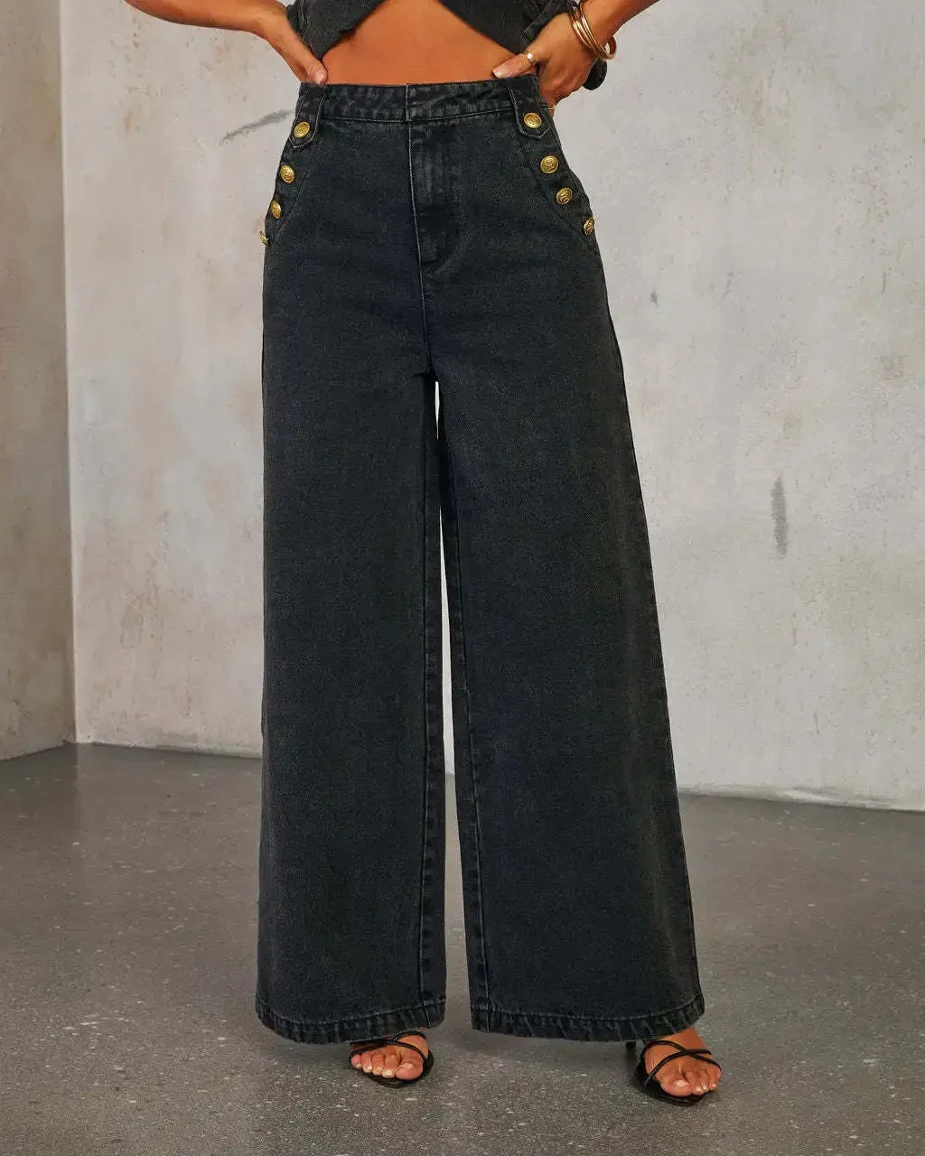 Luxe Denim Tailored Co-Ord Set