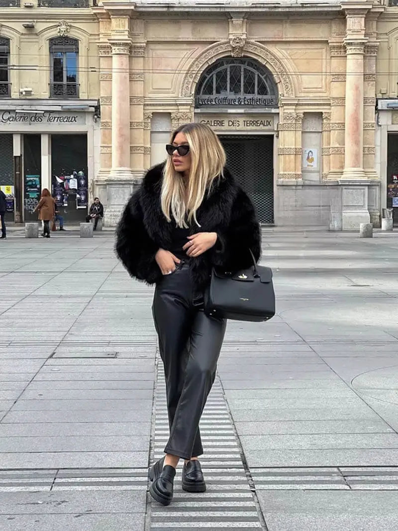 Luxurious Faux Fur Coat