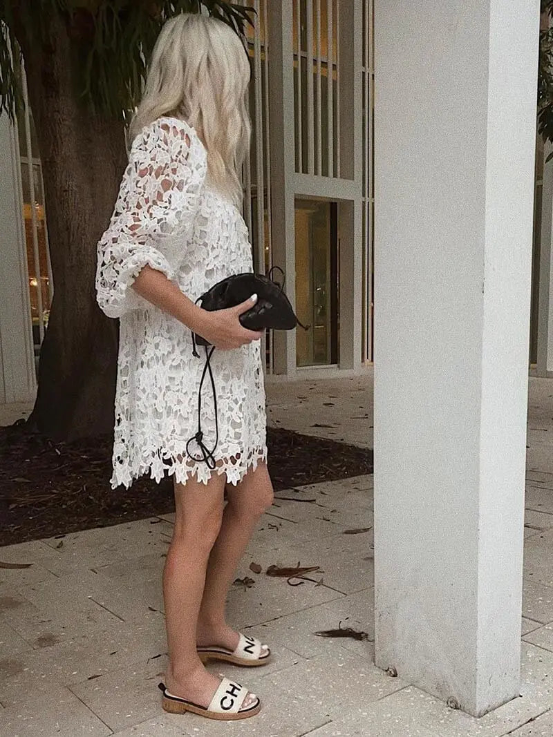 Woven Faux Leather Drawstring Pouch – Stylish and Compact