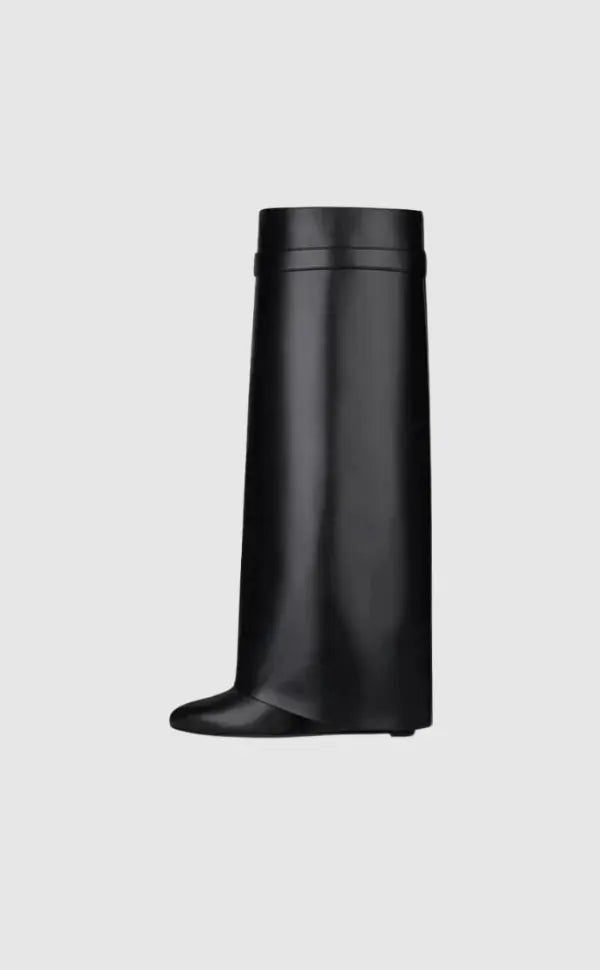 Trendy Rain Boots with Lock Detail - Bold and Fashionable