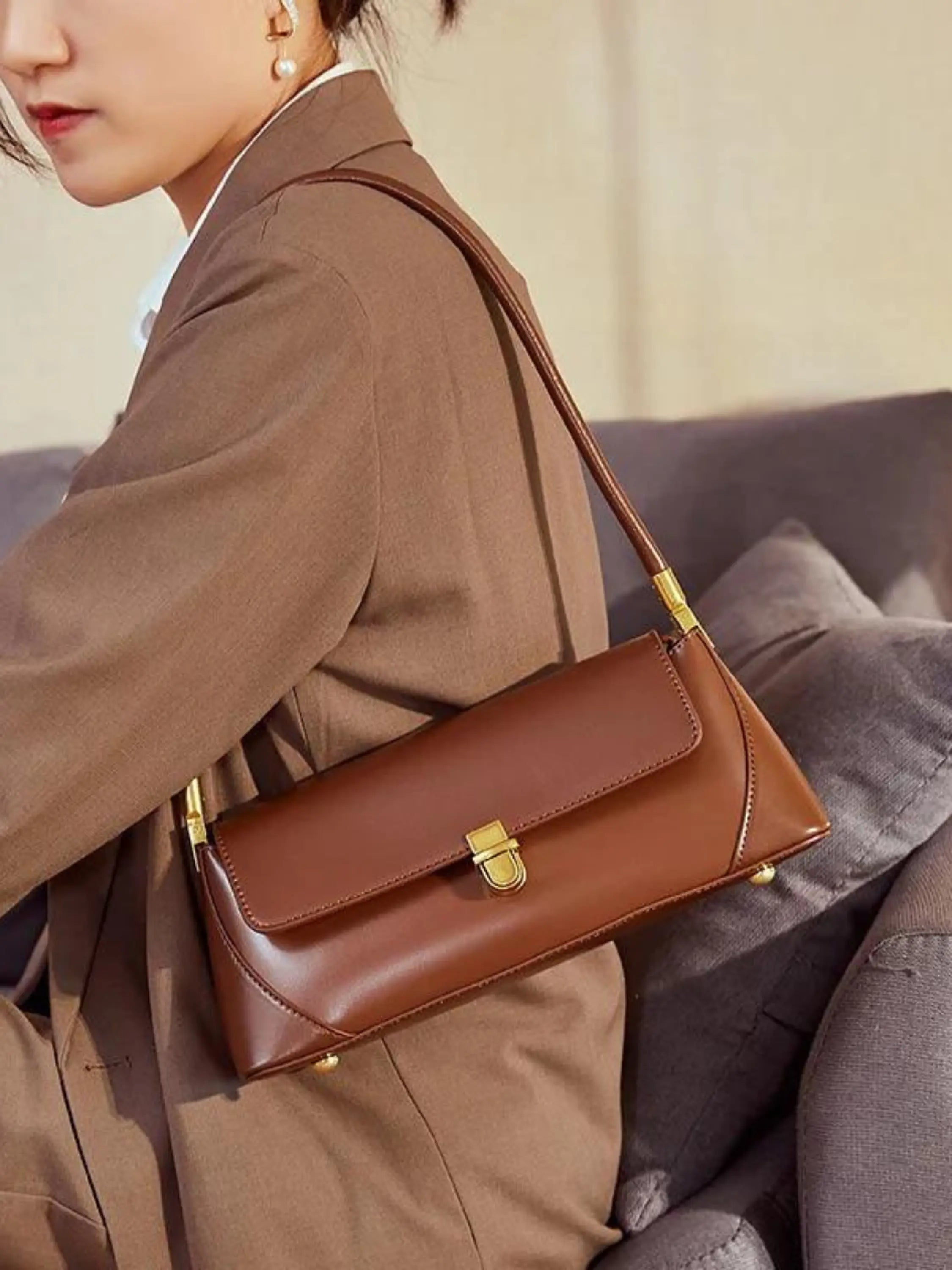 Elegant Structured Shoulder Bag