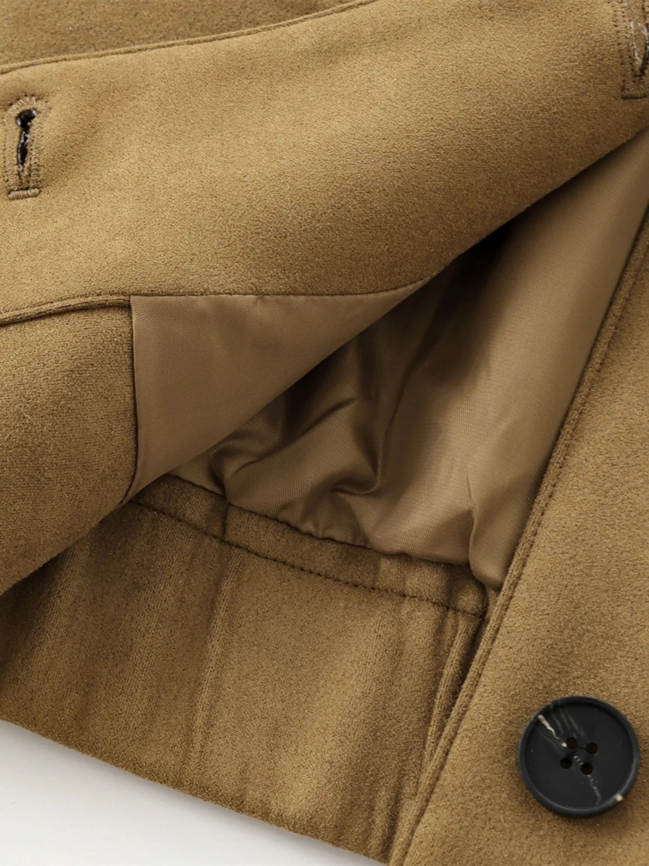 Cropped Wool Blend Jacket