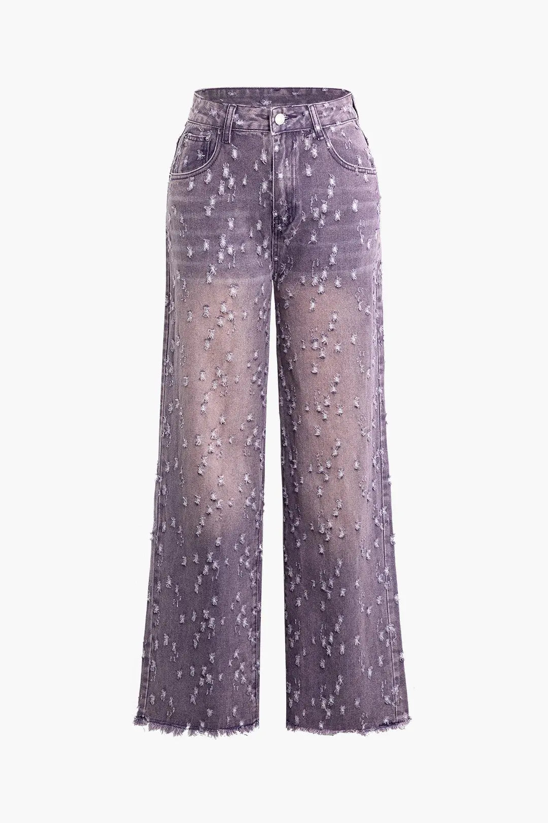 Distressed Wide Leg Denim - with a Vintage Twist