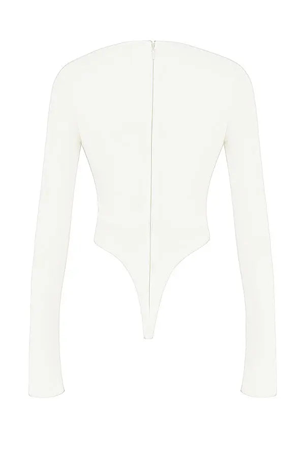 Bold Cut-Out Long Sleeve Top
