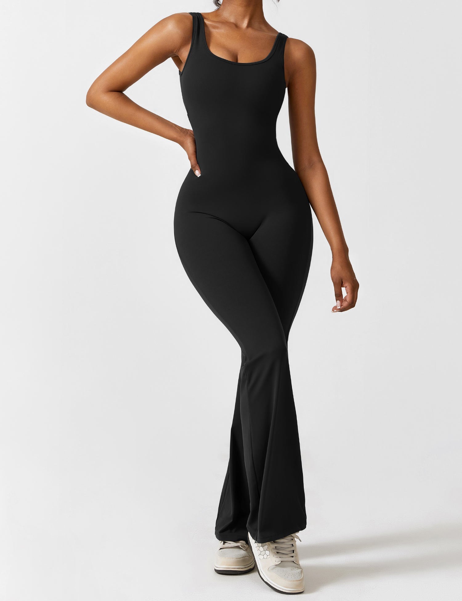 Sienna | Backless Flare Jumpsuit