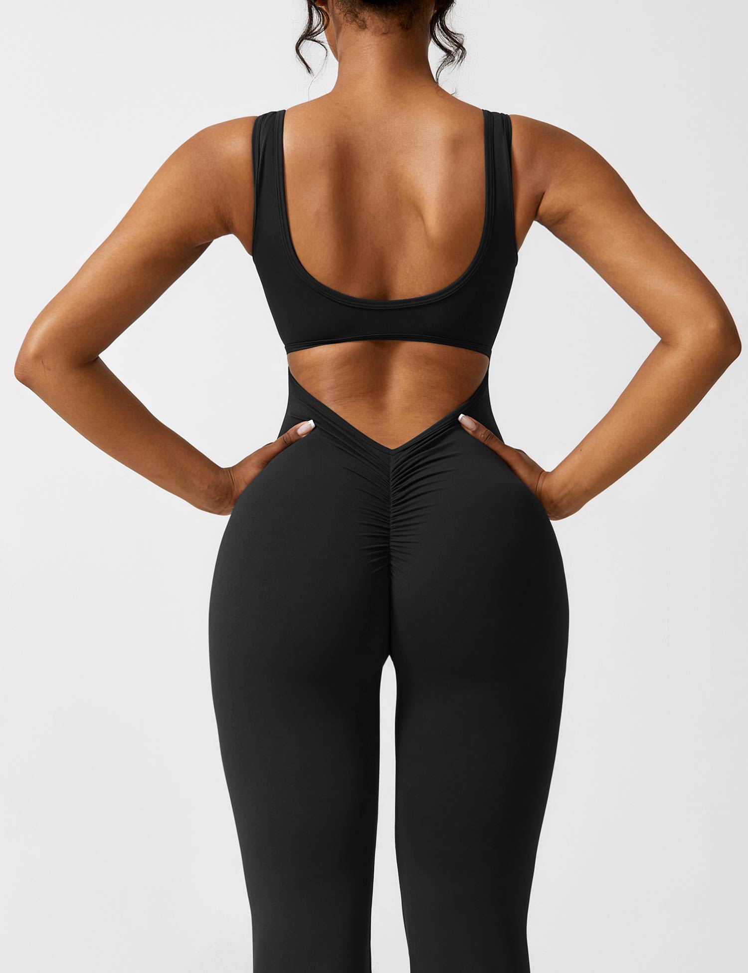 Sienna | Backless Flare Jumpsuit