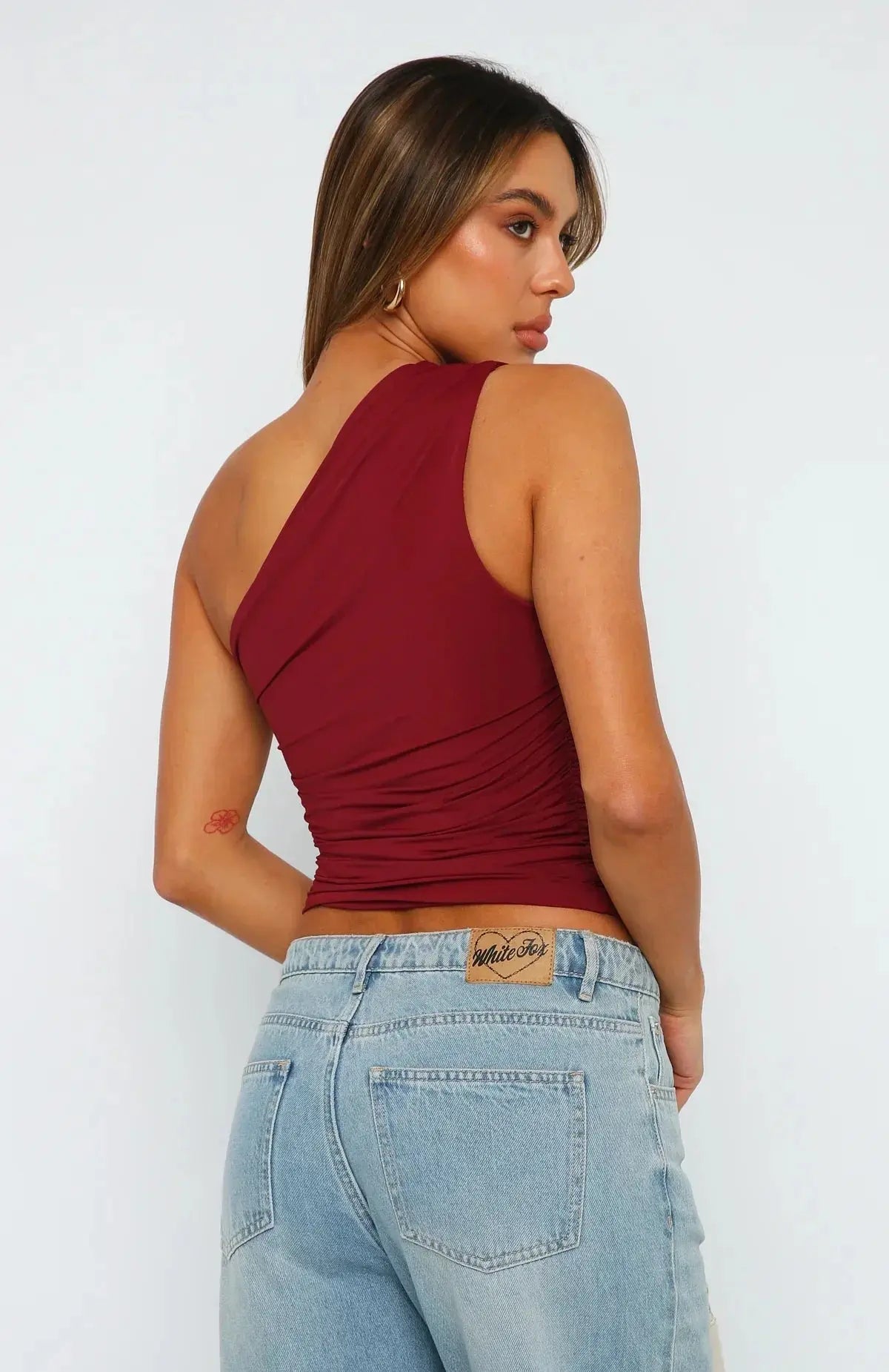 One-Shoulder Asymmetrical  Top