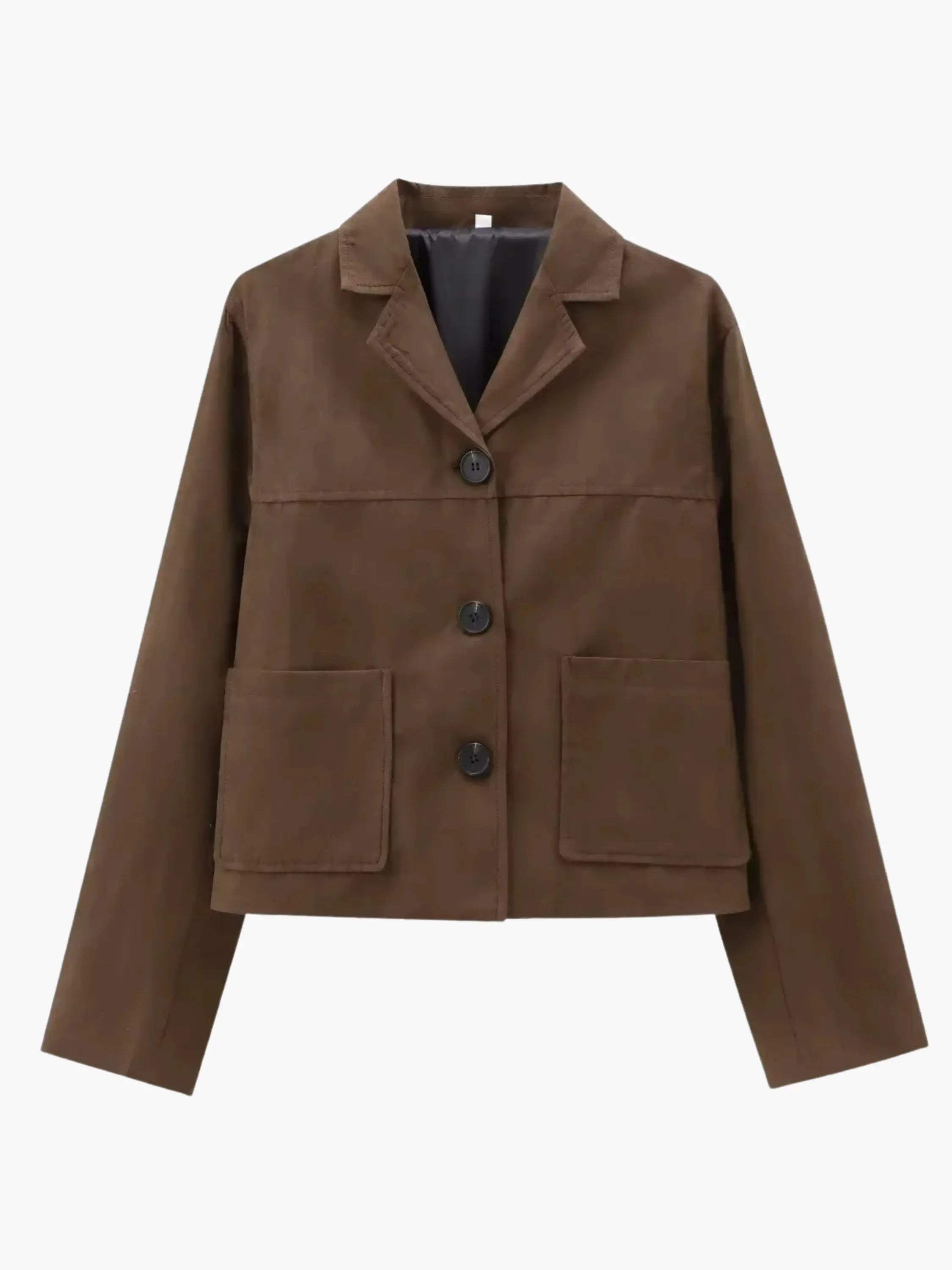 Classic Tailored Jacket with Front Pockets