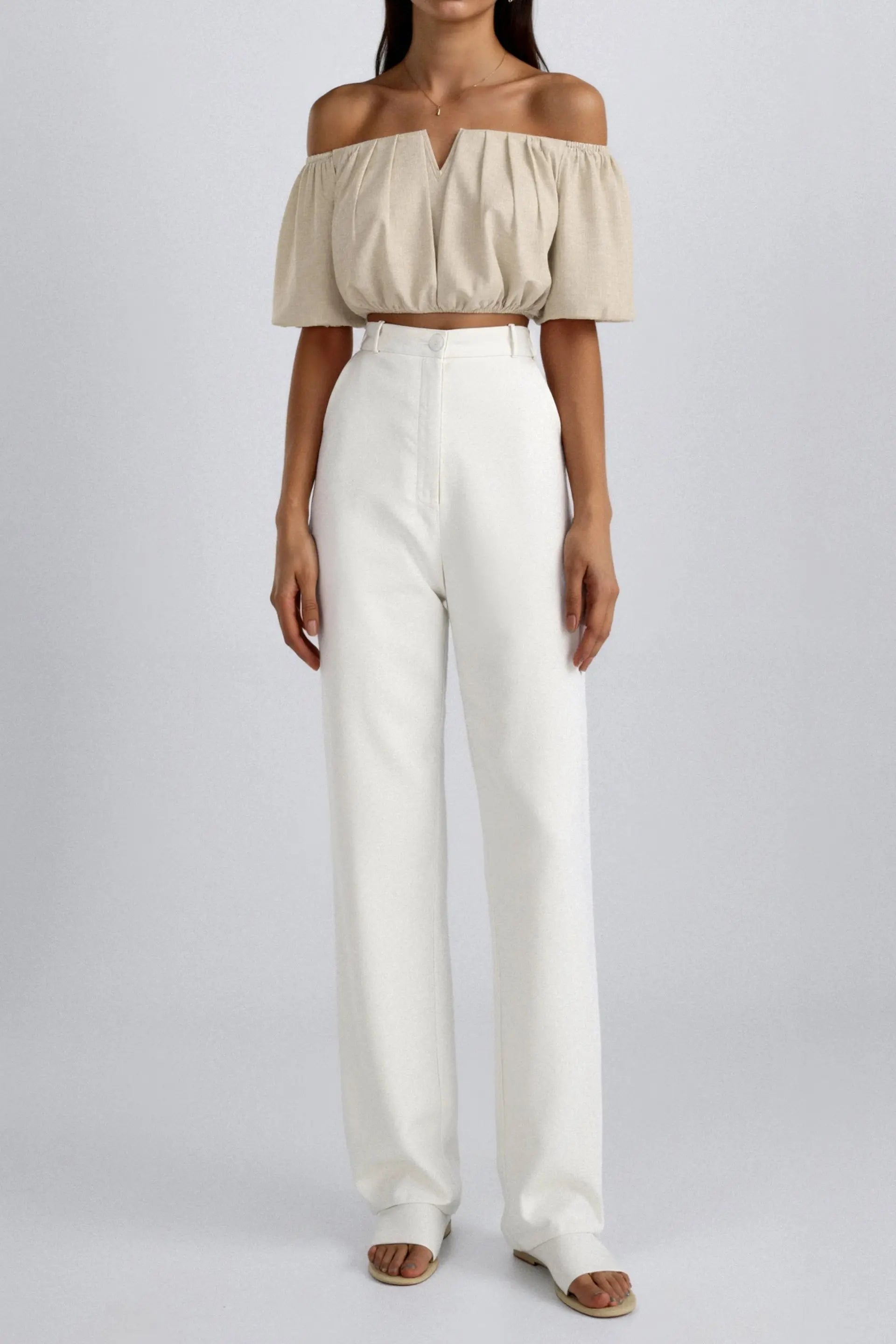 Romantic off-shoulder top