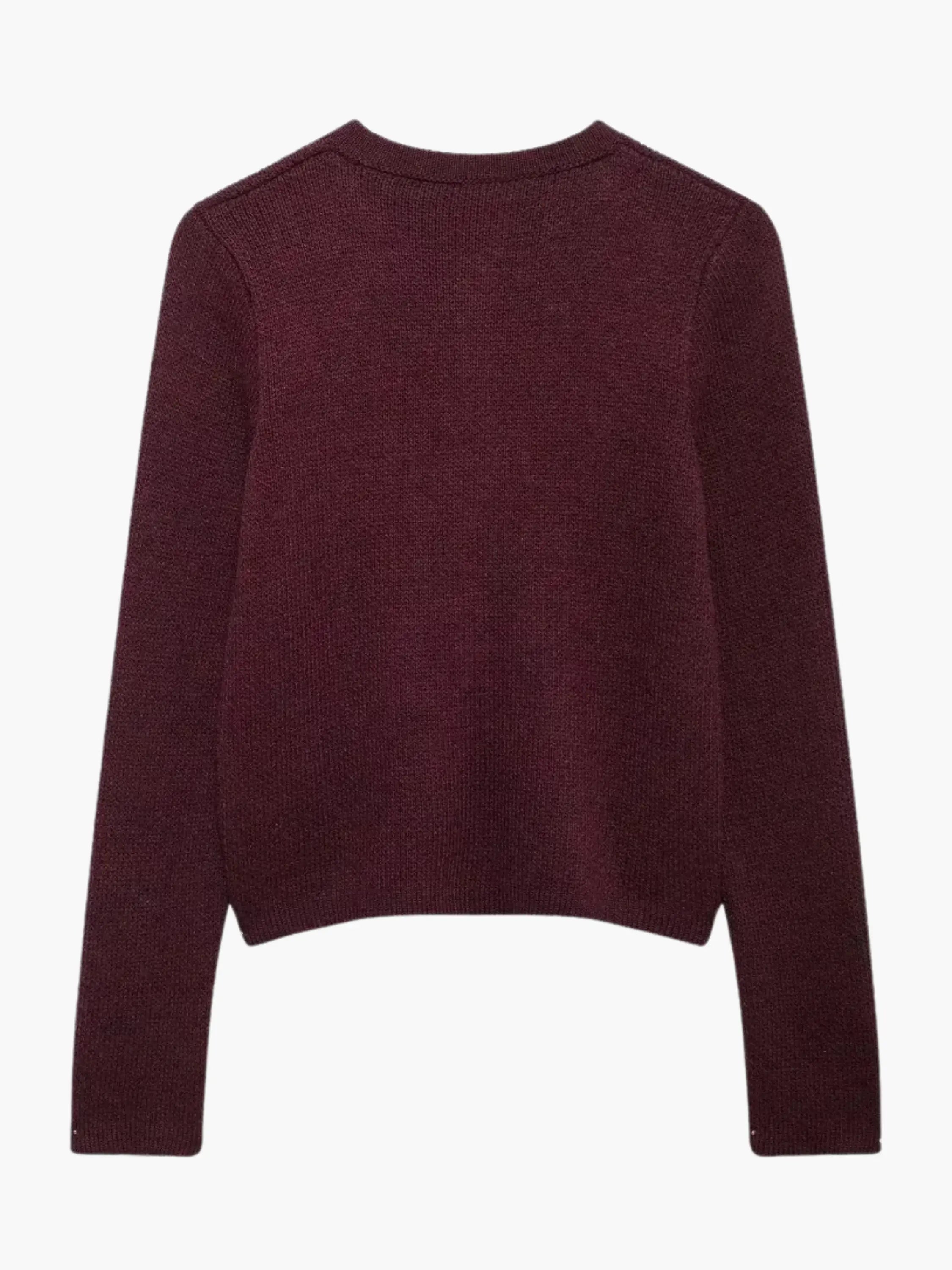 Elegant Cardigan with Button-Detail Knit