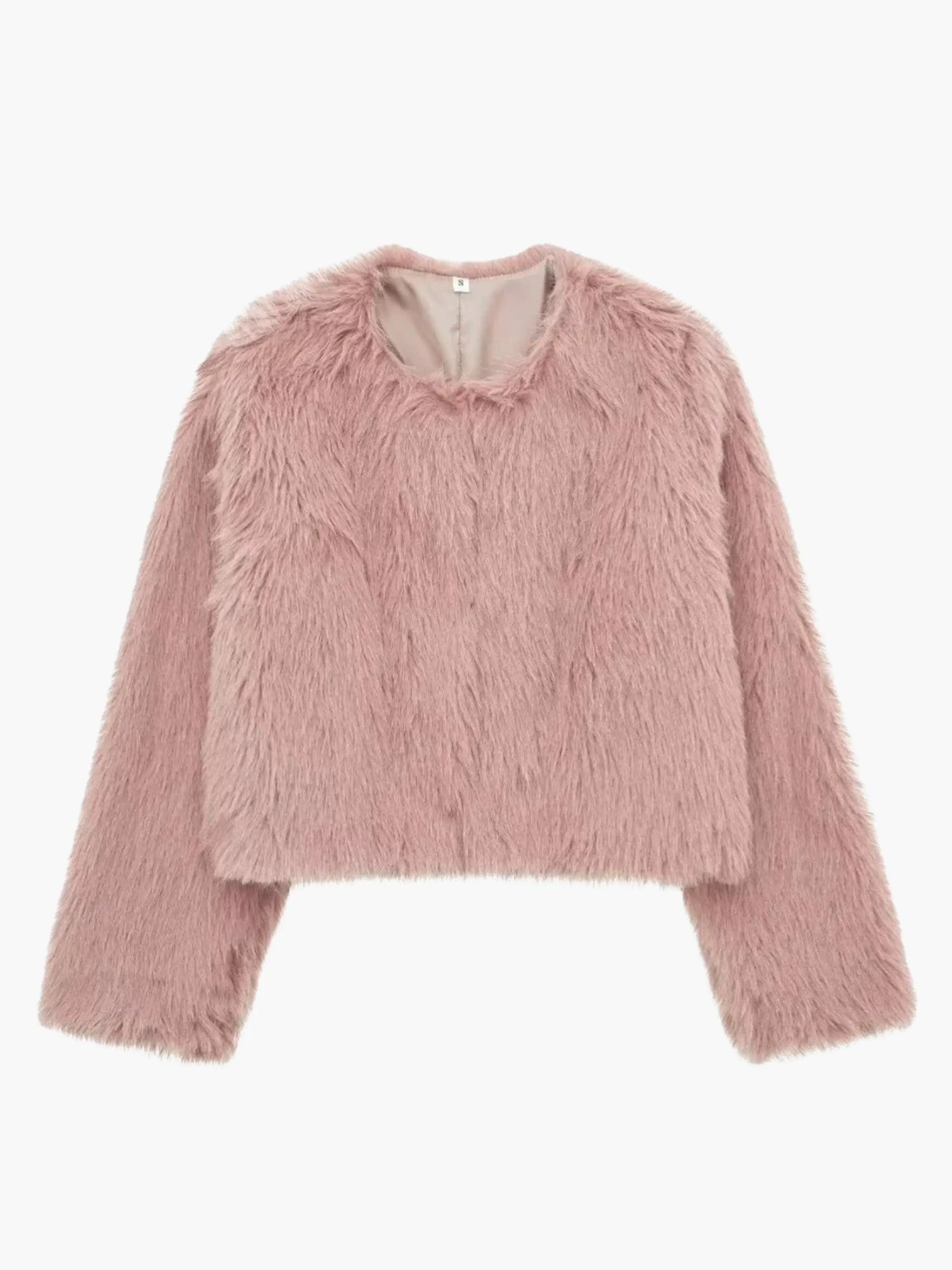 Faux Fur Cropped Jacket