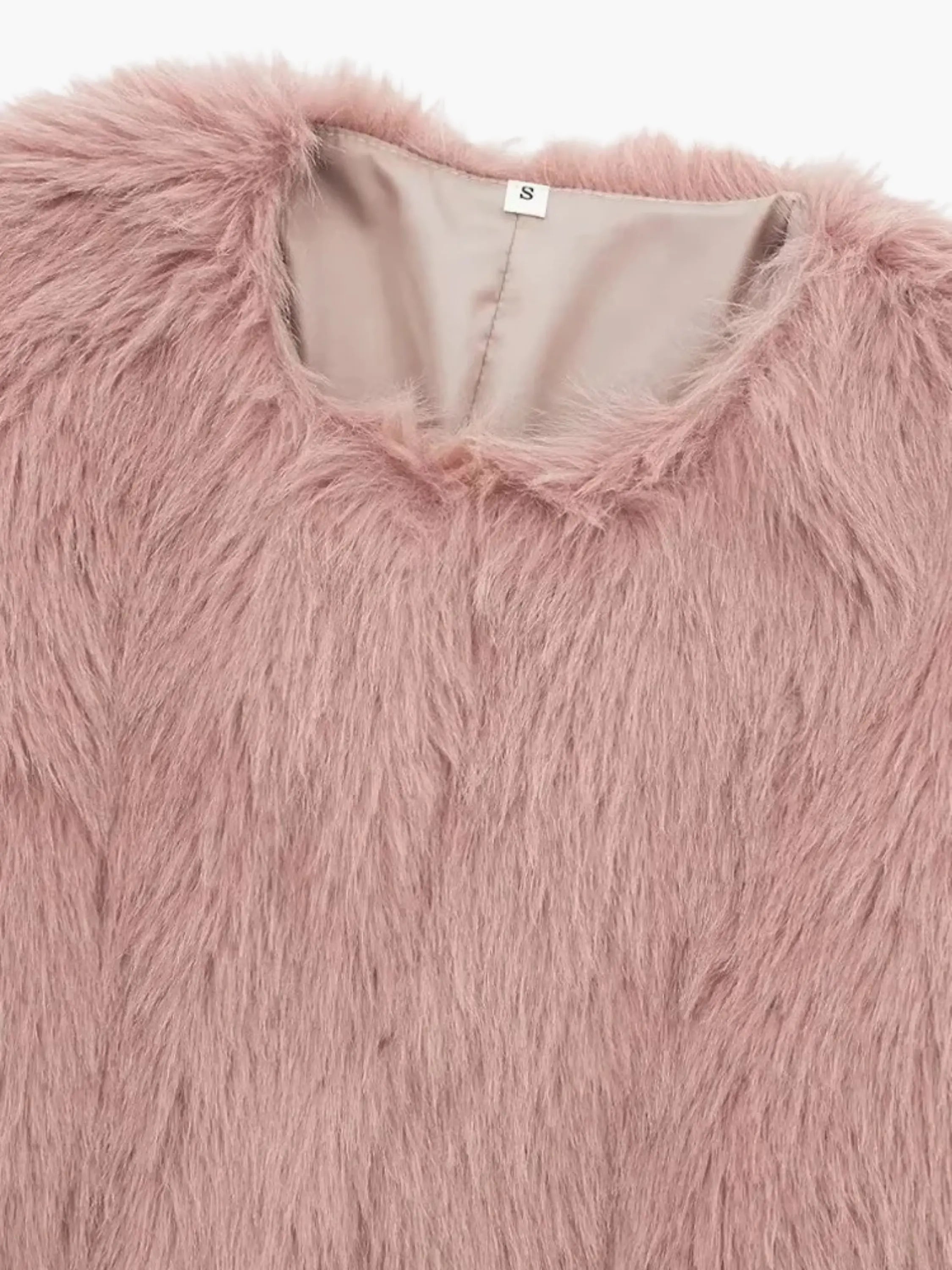 Faux Fur Cropped Jacket