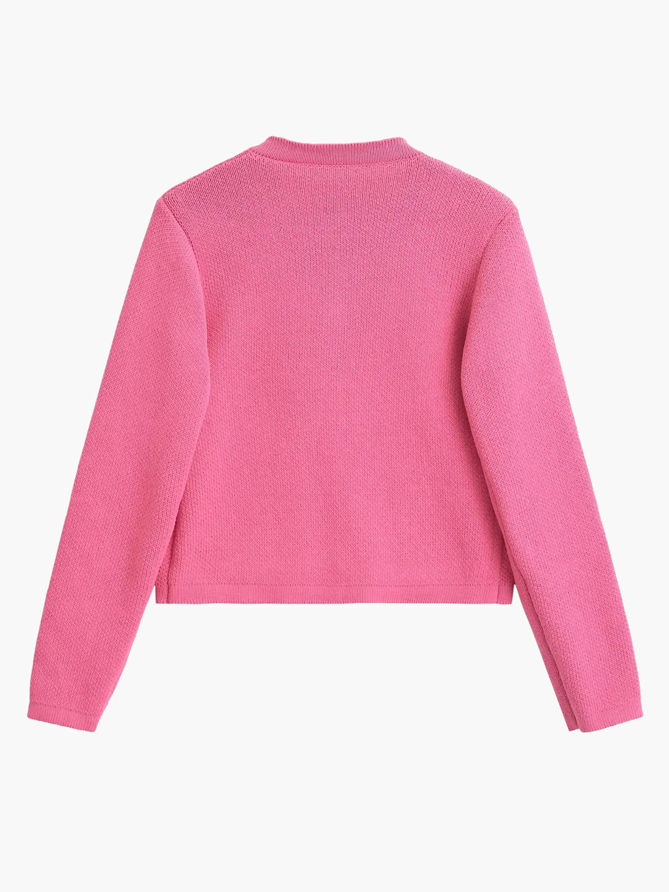 Classic Pocket-Detail Knit Cardigan