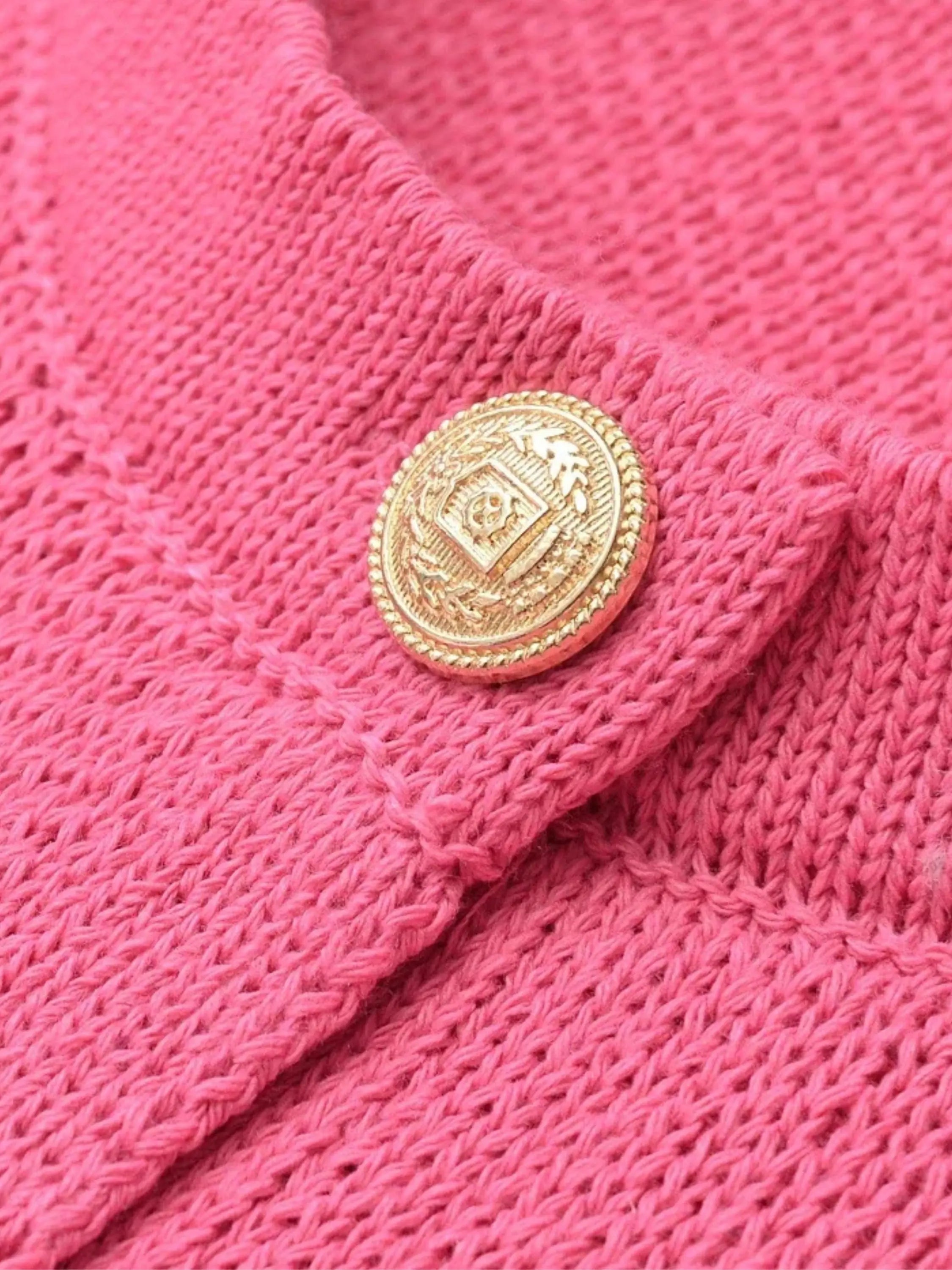 Classic Pocket-Detail Knit Cardigan