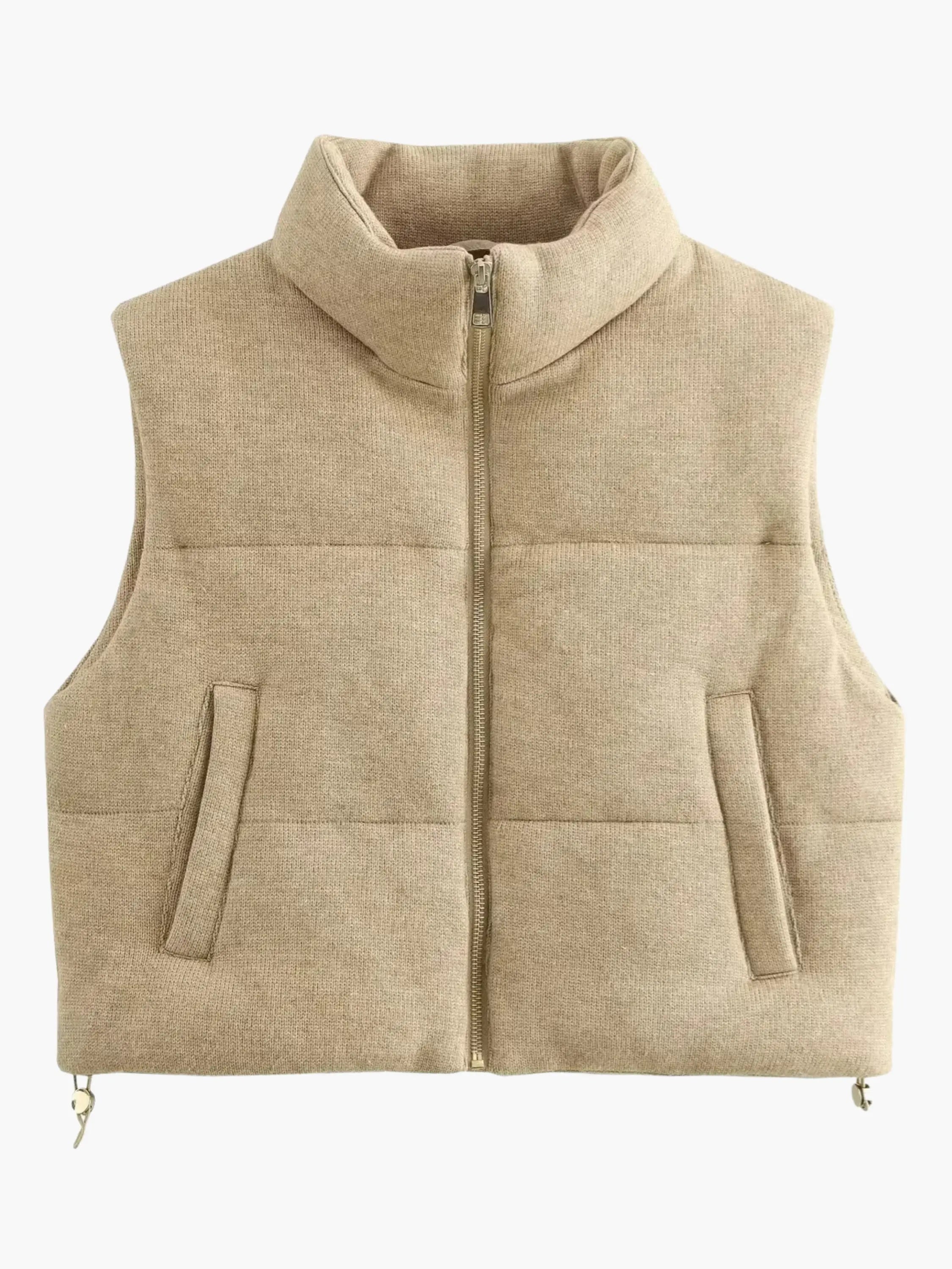 Versatile Sleeveless Knit Vest