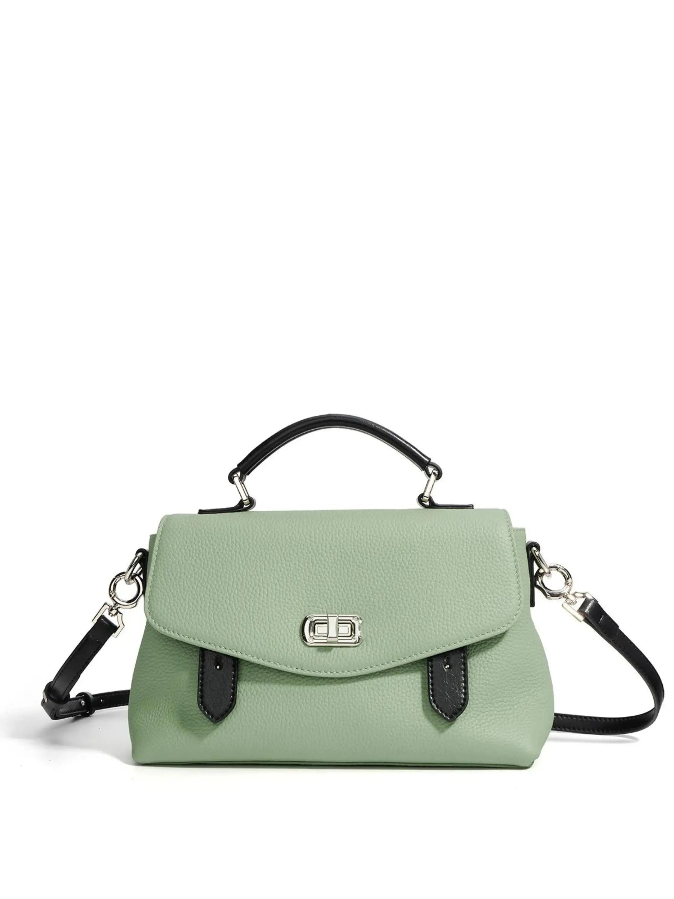 Modern Two-Tone Handbag