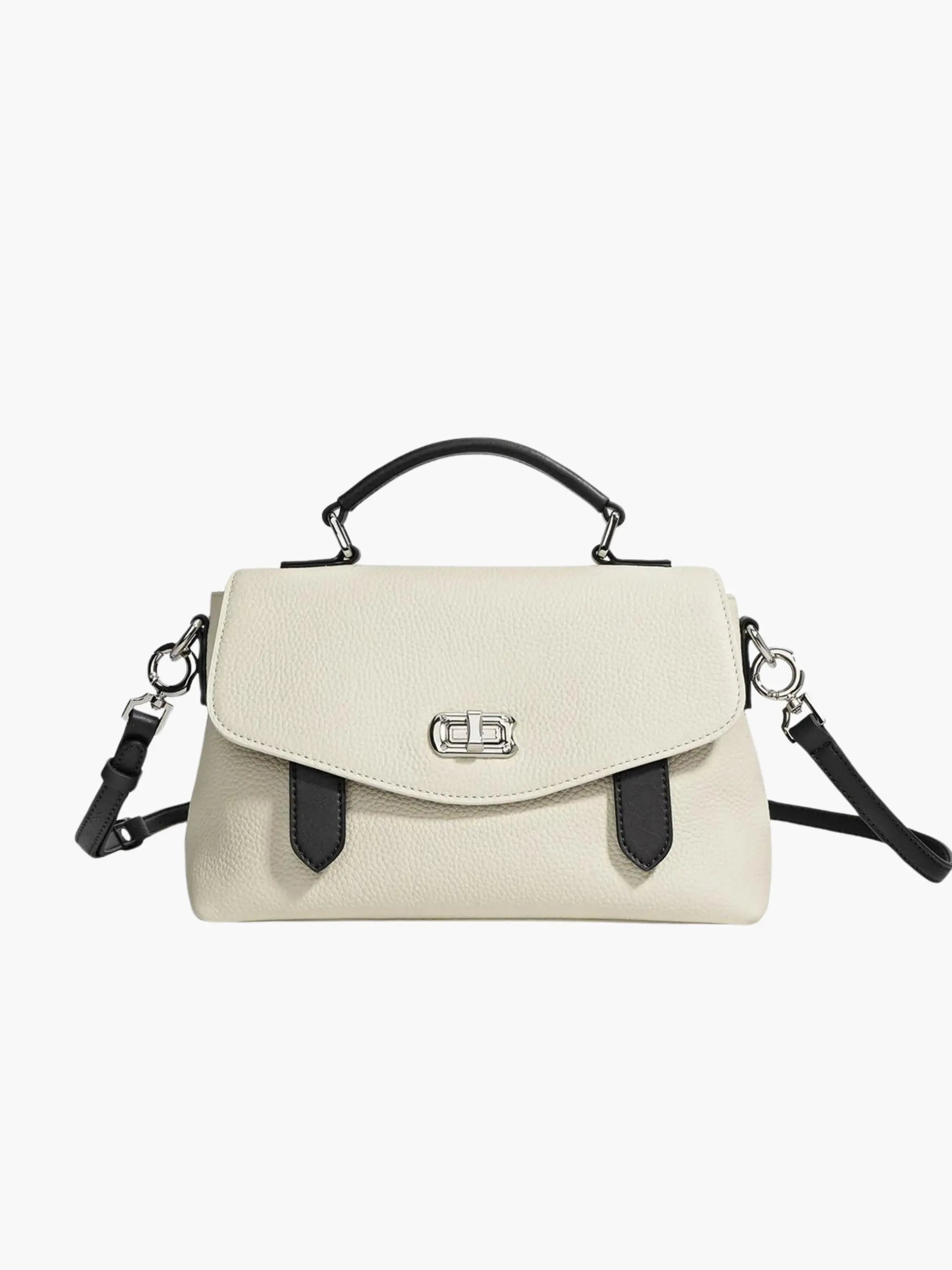 Modern Two-Tone Handbag